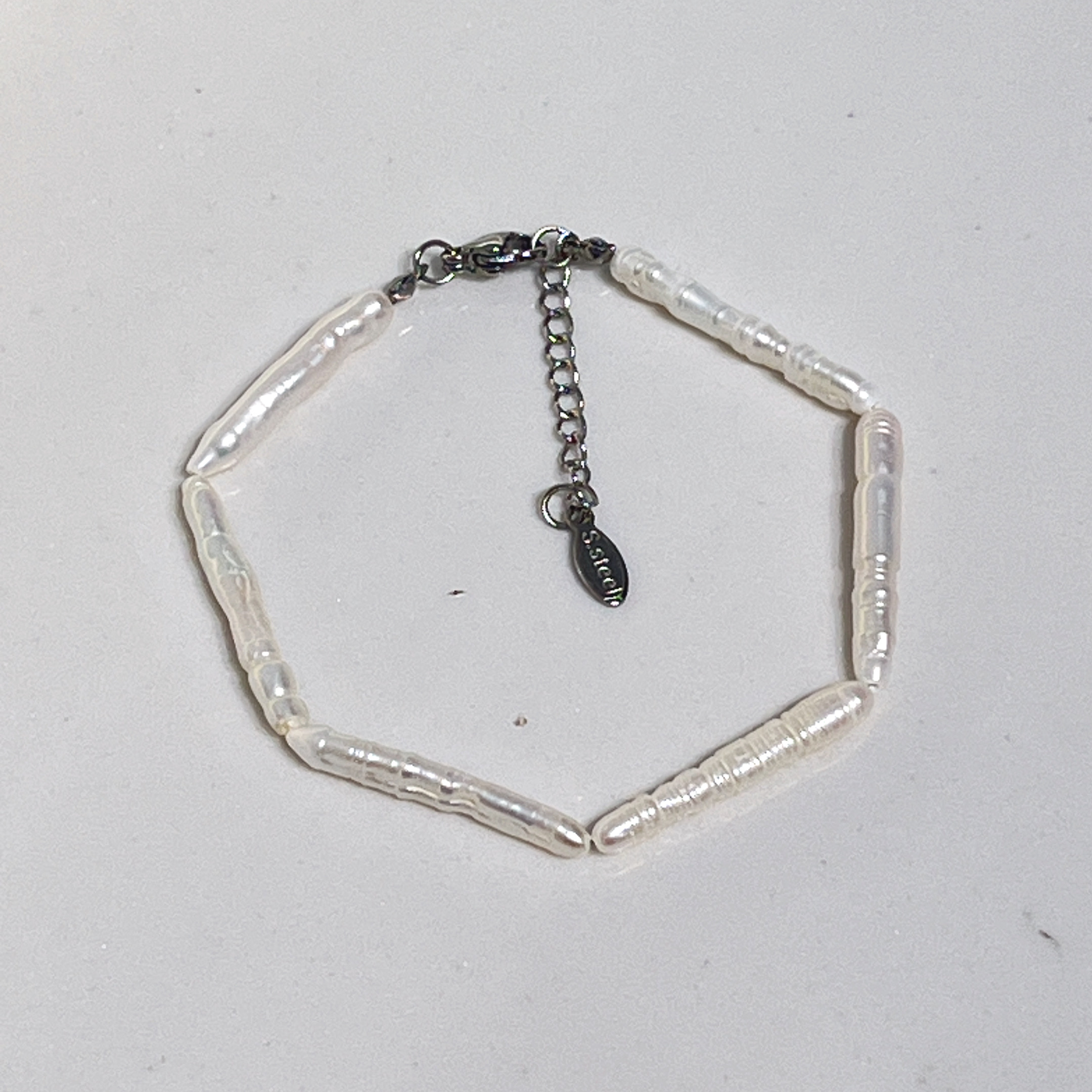 天然石珍珠项链女款拼接气质珍珠链条女款珍珠项链详情6