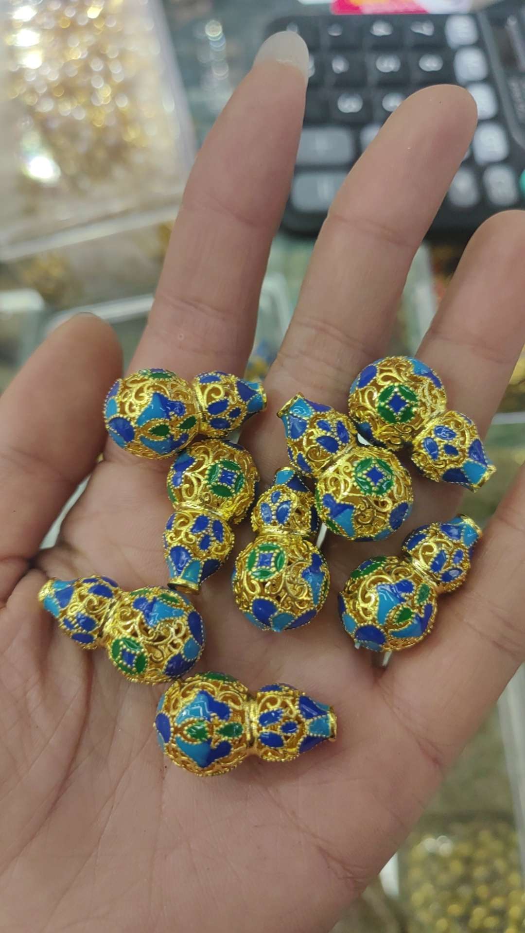 其他饰品配件时尚简约金属耳钉耳夹饰品配件白底实物图