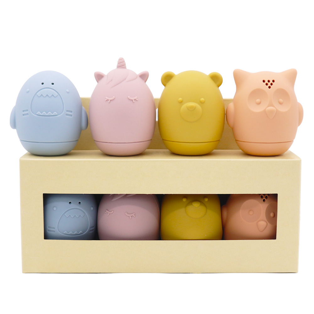 Baby bath toy silicone food-grade bath toy for infants详情6