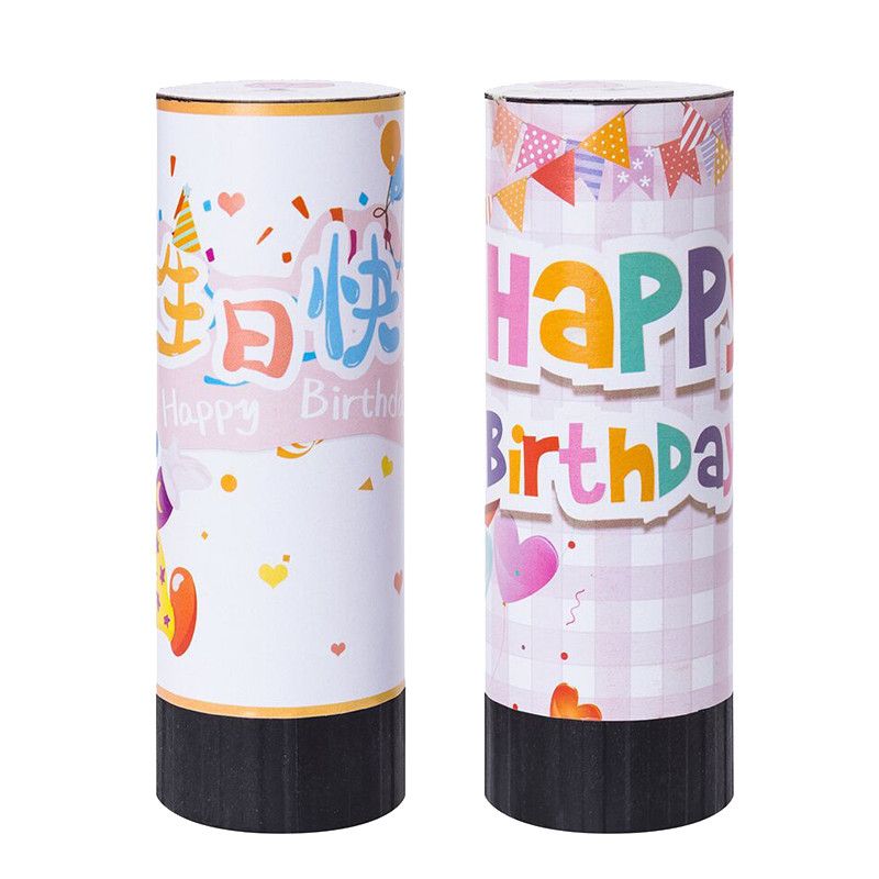 Birthday firework macaron-colored small firework tubes, hand-held wedding firework small color pieces, festival party spray tubes detail image 2
