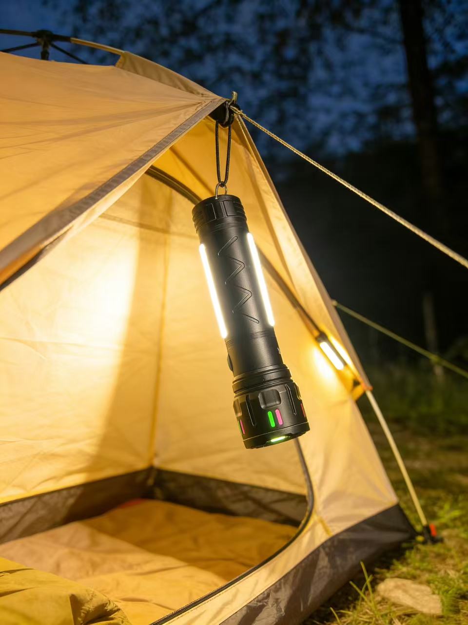 Xingao Light aluminum alloy high-power high-intensity flashlight, flashlight battery, fixed-focus flashlight model XA-B3031 Specification image
