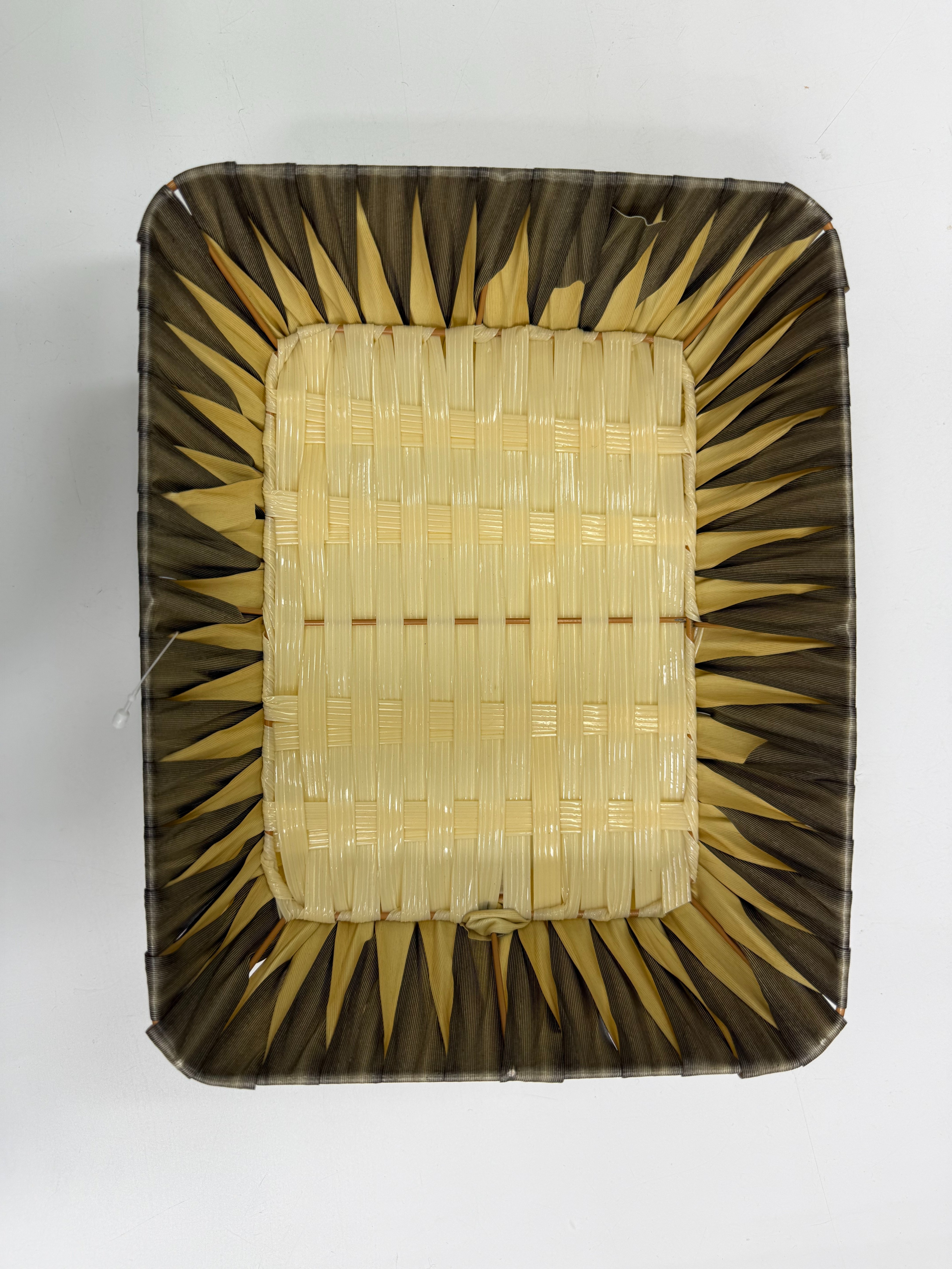 收纳篮/脏衣篓/防藤编收纳篮/收纳/塑料篮子PP料编织带细节图