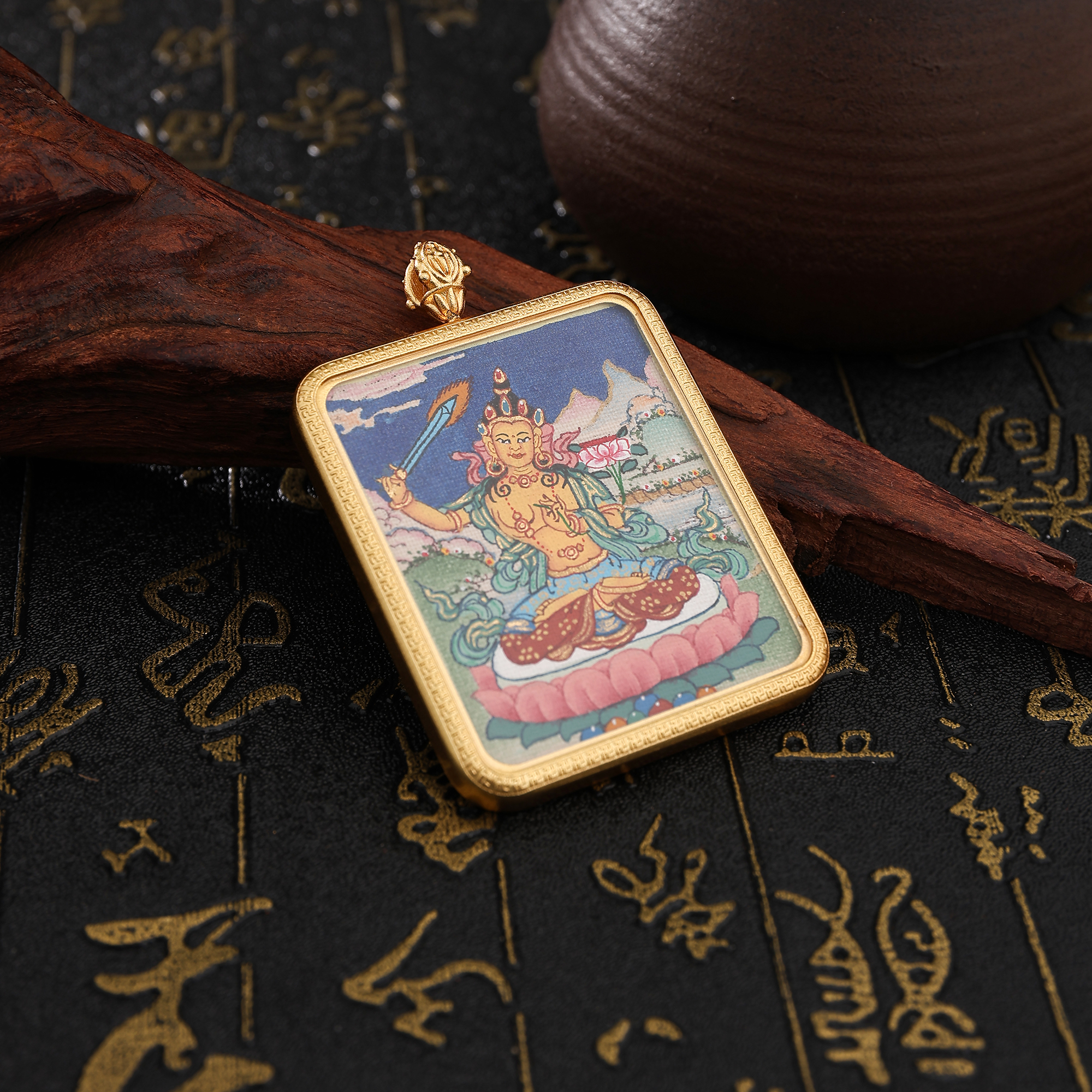 唐卡/金卡/财神/铜雕佛像/藏式饰品产品图