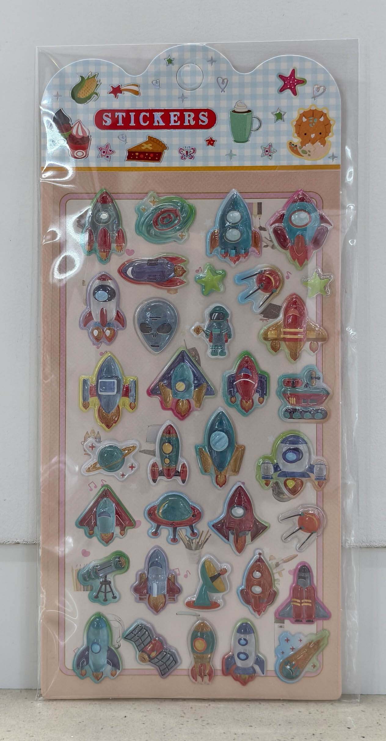 AHAHA实心浮雕水晶贴