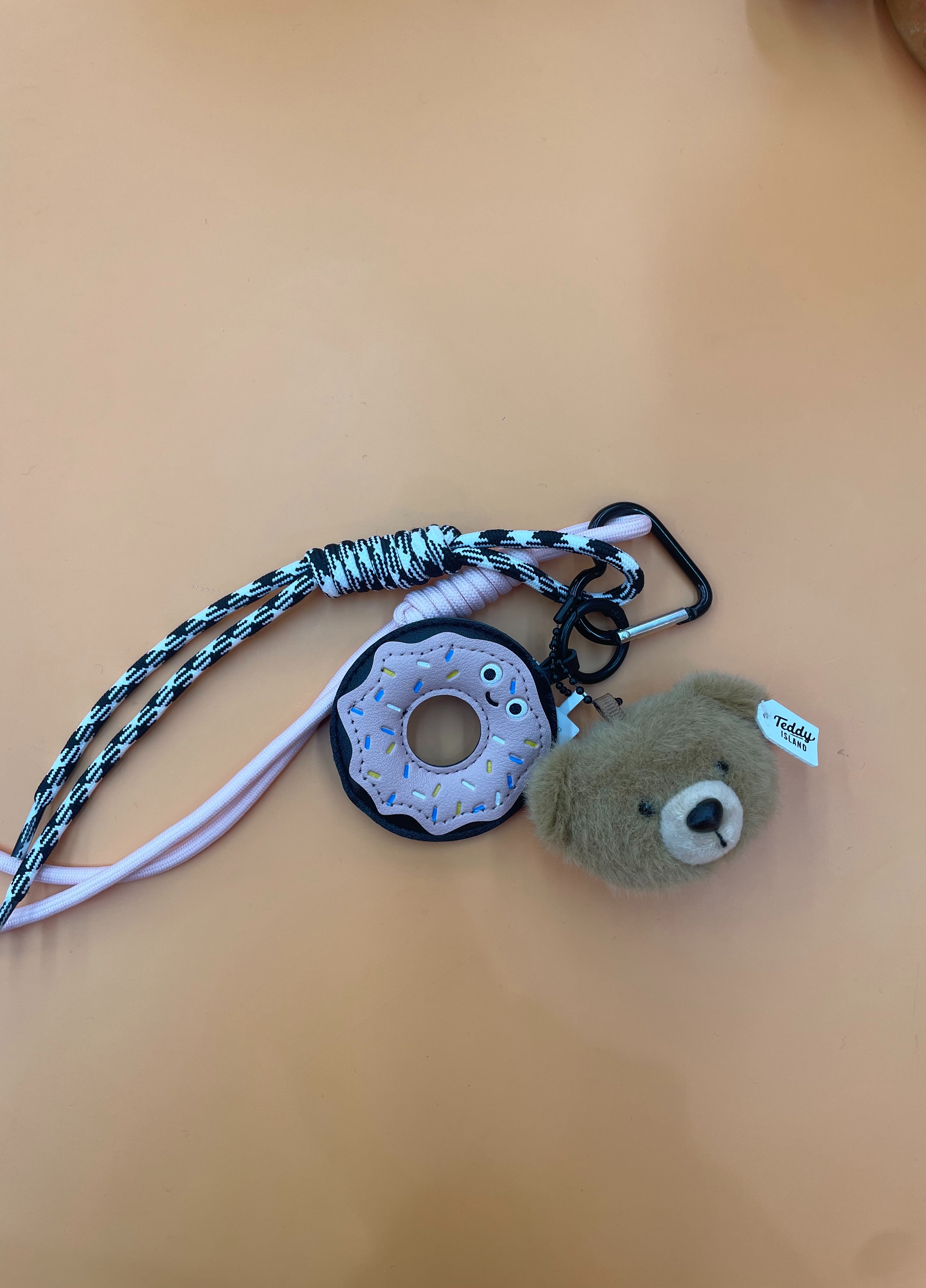 Teddy Ailan Plush Toy Bear Head Pendant 3 Item Picture