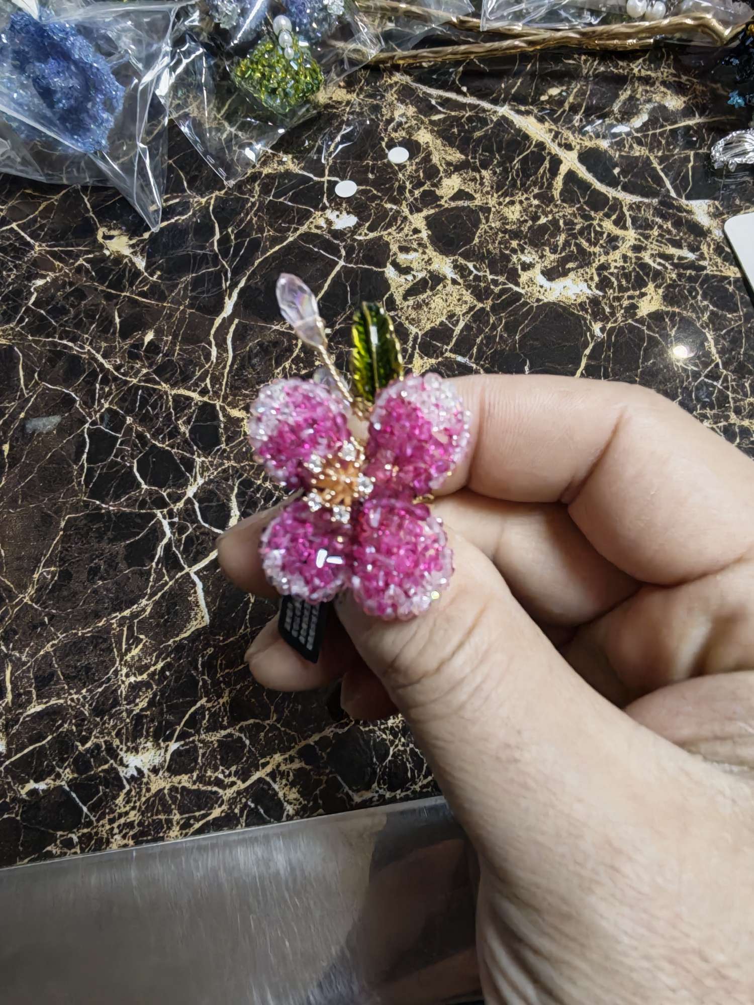 海棠系列纯手工编织首饰饰品花朵戒指指环
