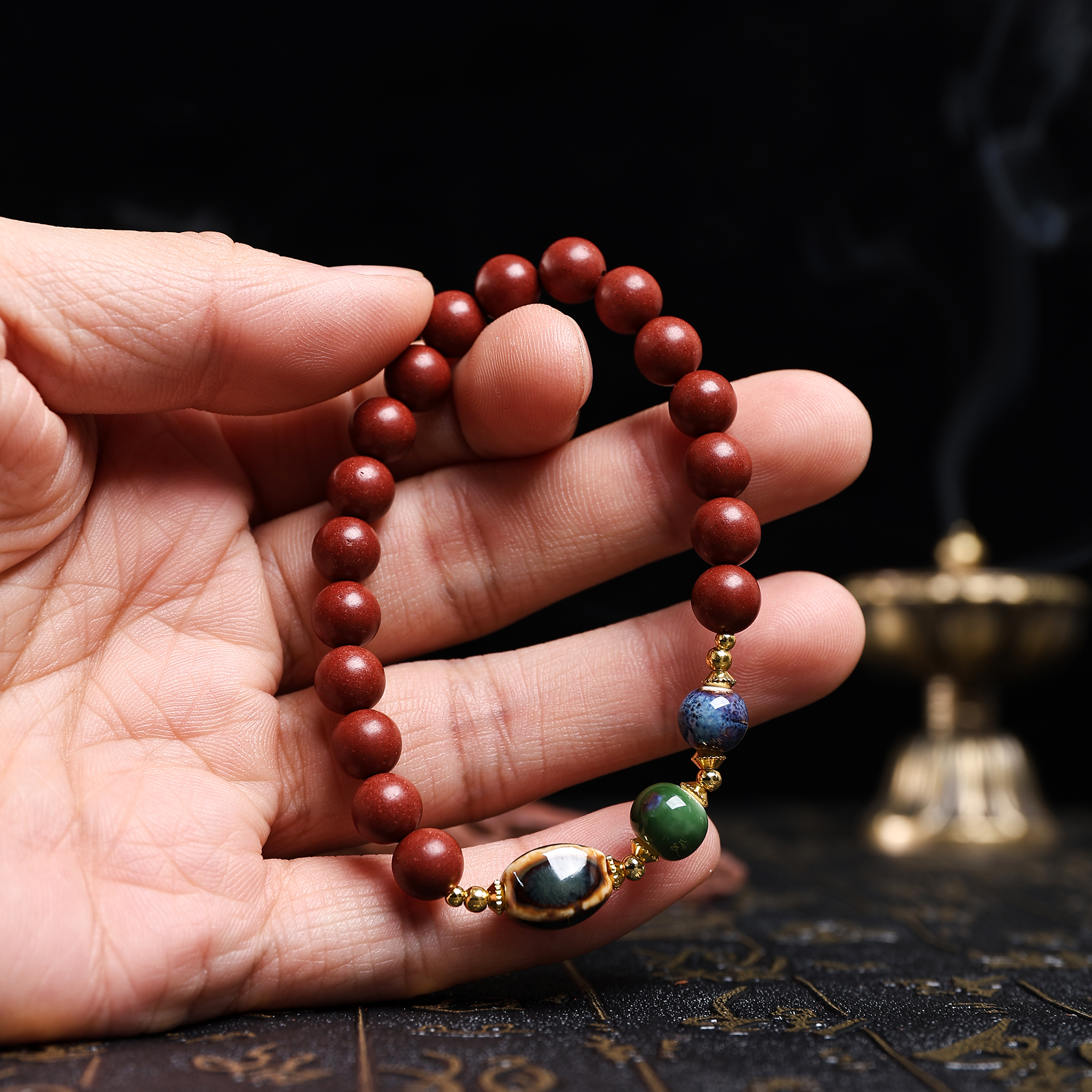 手串/合香珠/水晶手串/香珠文玩/文玩手串细节图