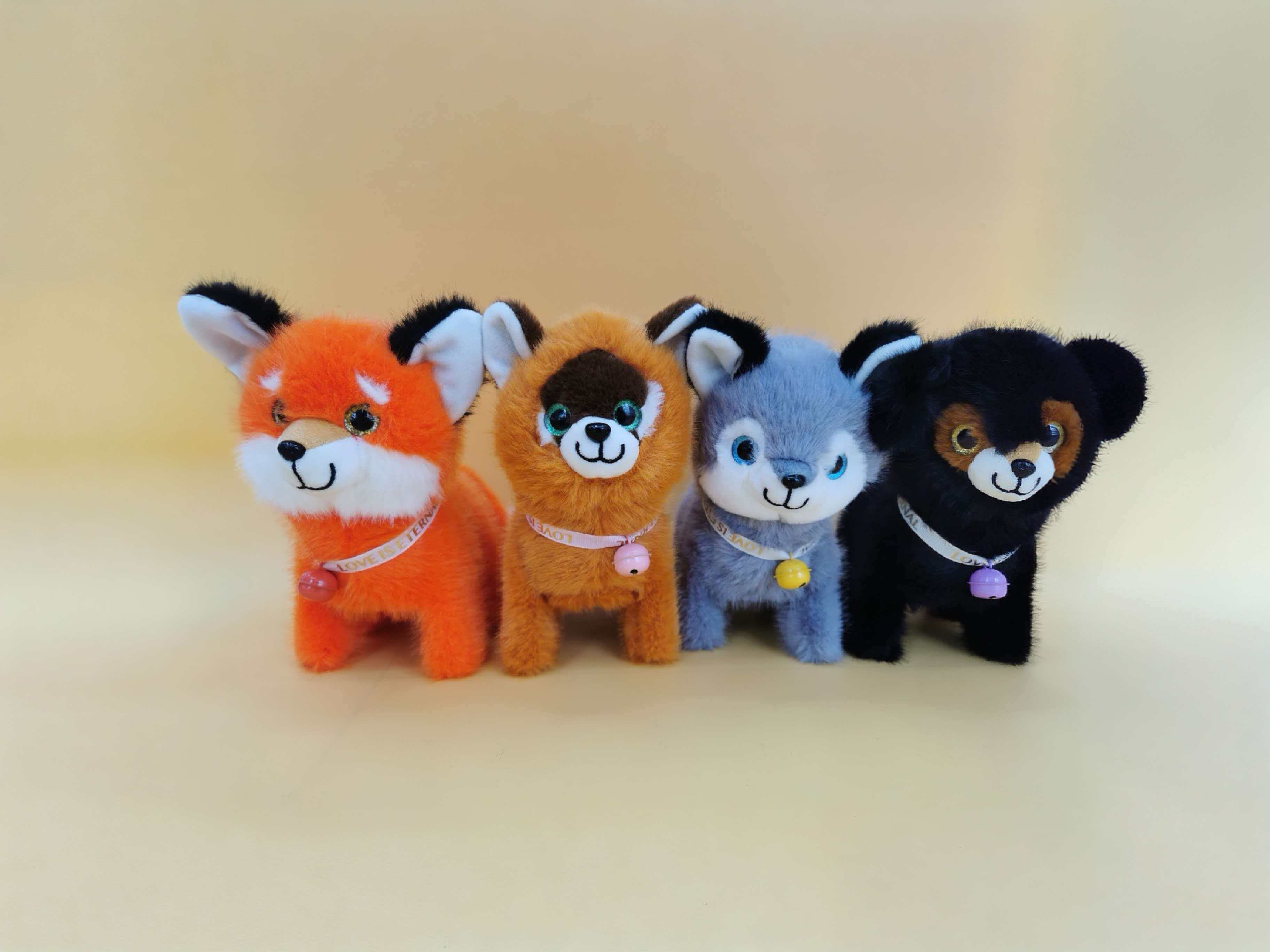 A cute and girlish electric little animal that can walk and make sounds, a plush toy. A heartfelt and creative gift for your best friend and girlfriend