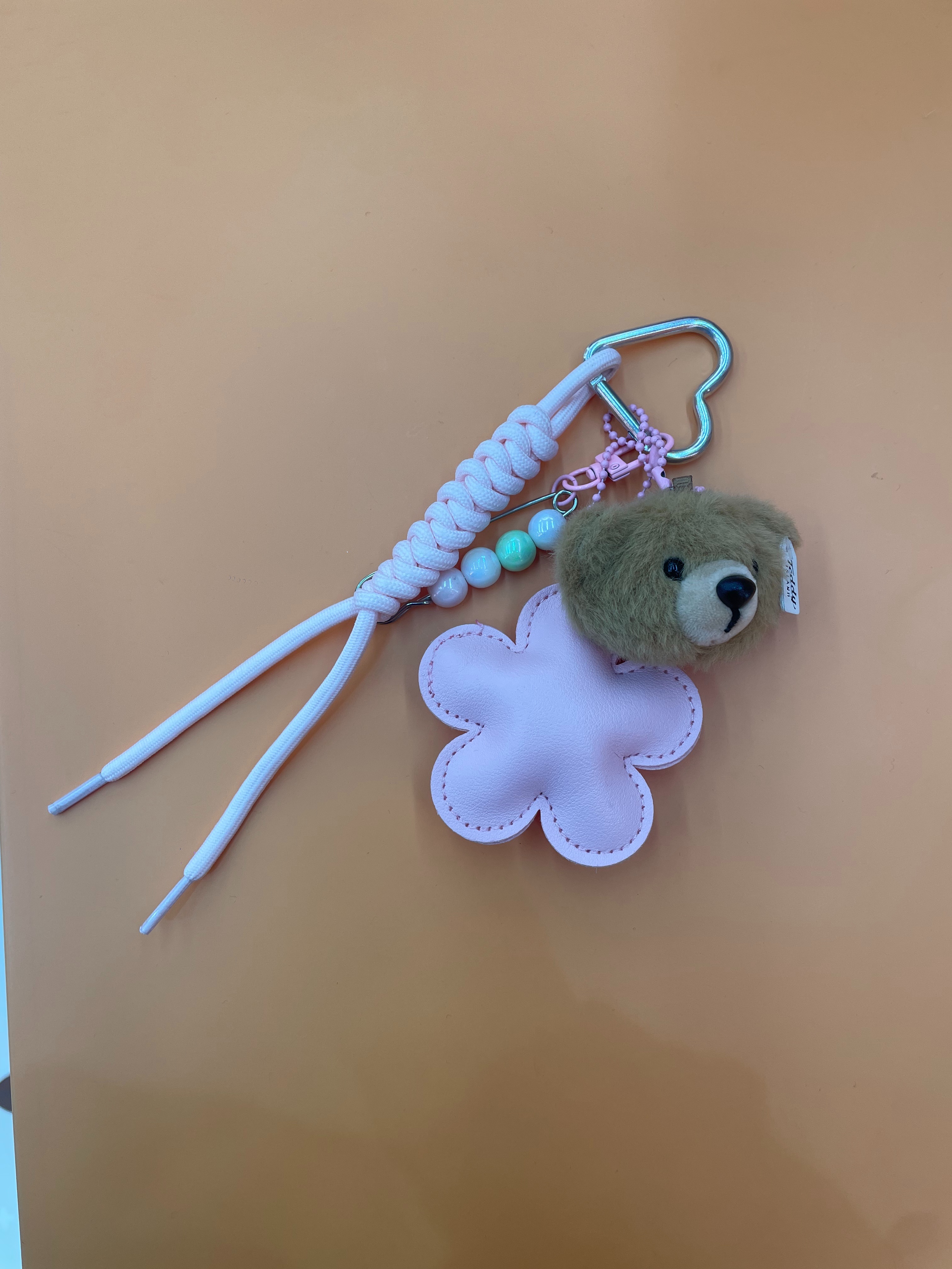 Teddy Ailan Plush Toy Bear Head Pendant 4 Item Picture