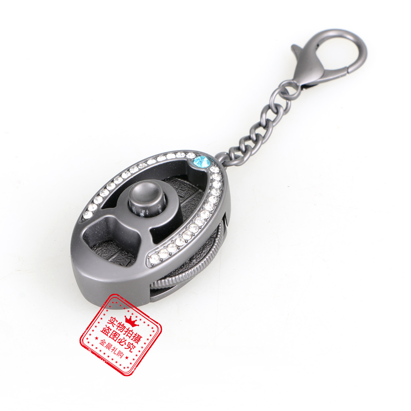 Metal rotatable bar games, drinking rules, stress-relieving interactive keychains, key chains, exquisite pendants, fashionable accessories