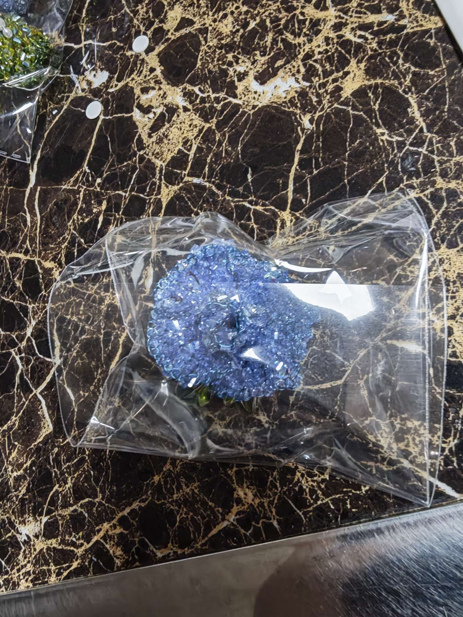 蓝莓系列纯手工编织首饰饰品蝴蝶发饰鸭夹