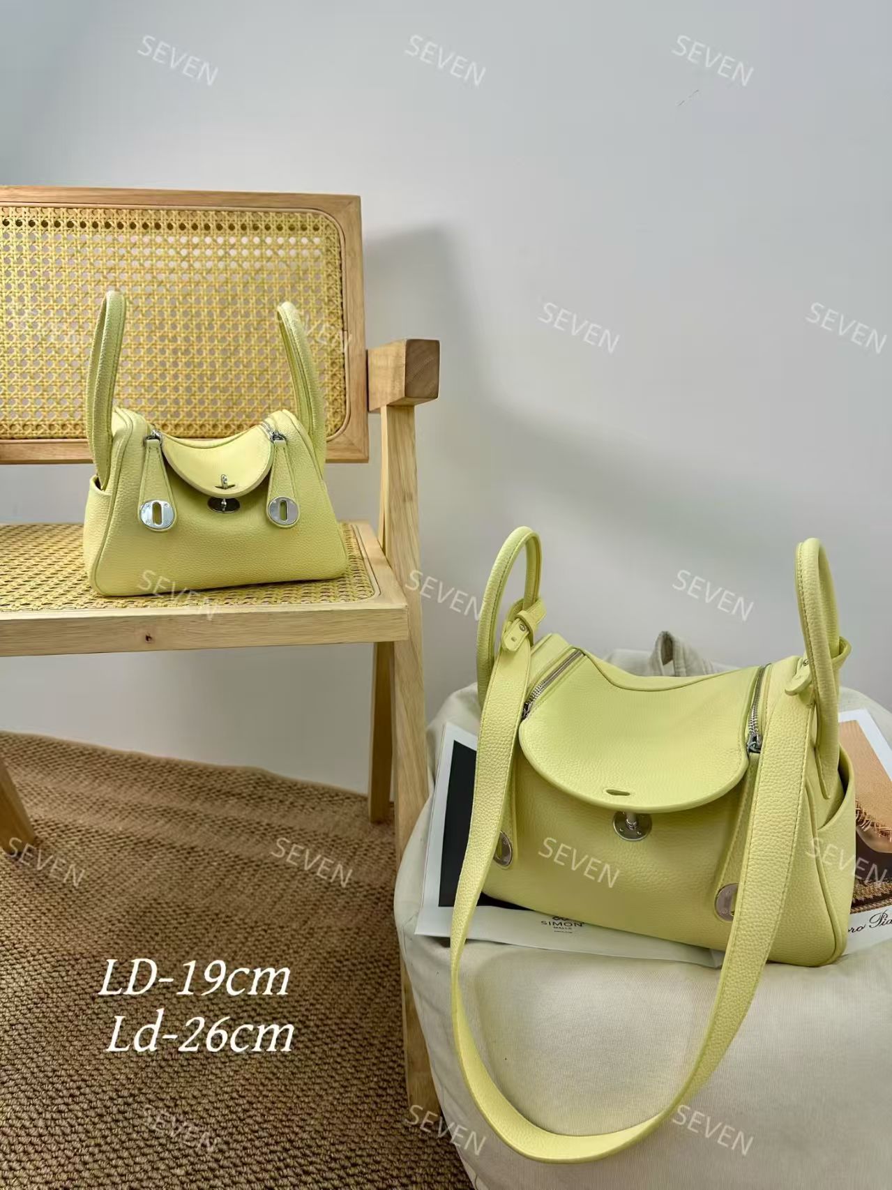 Lindi women's bags, top-grain cowhide bags, crossbody bags details Picture