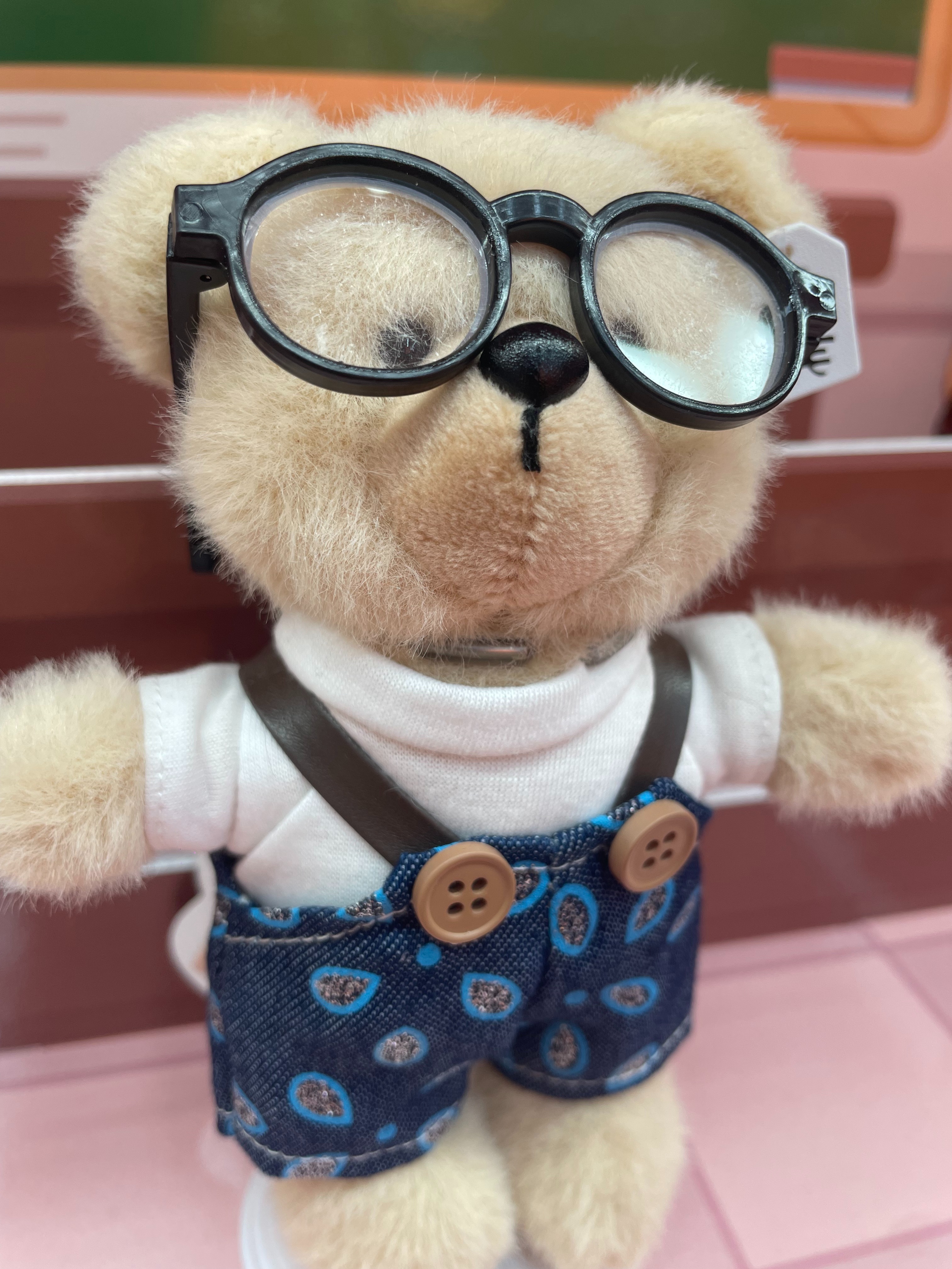 Teddy Ailan Plush Toy, Bear Doll, Plush Small Pendant 9 details Picture