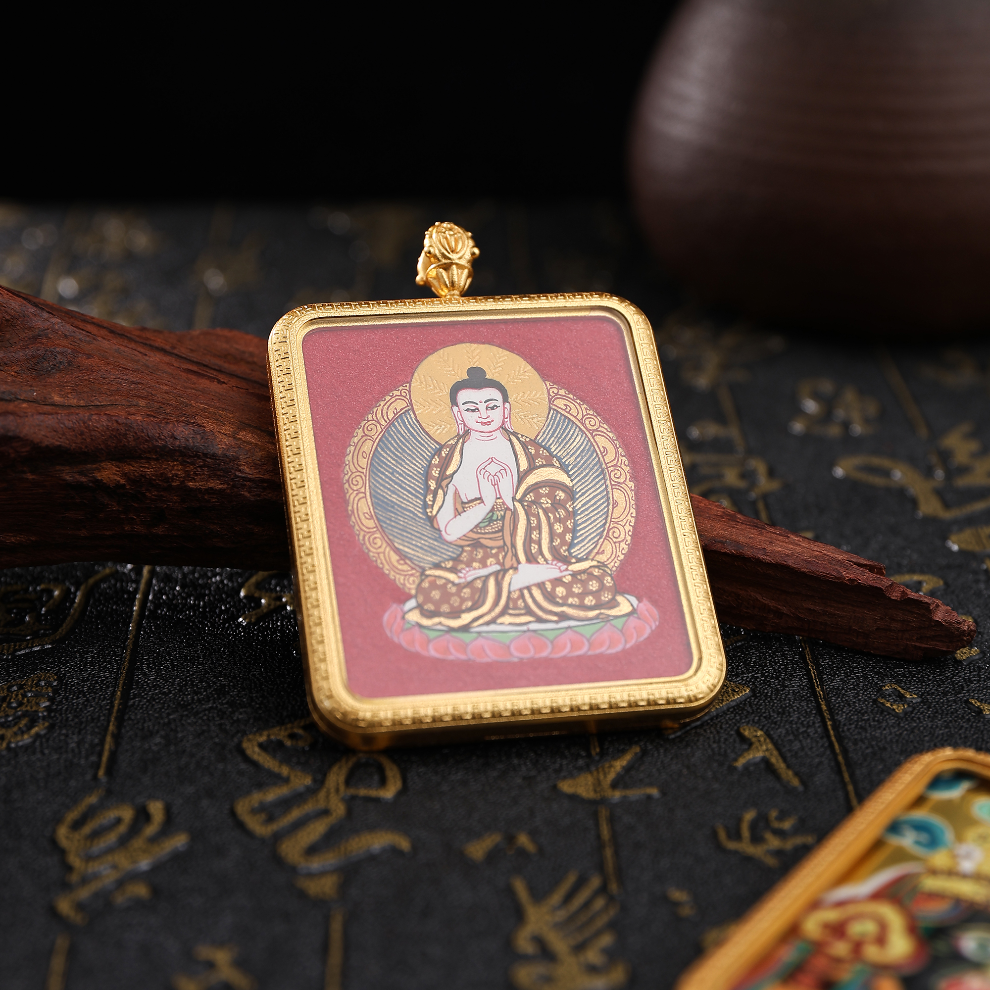 燃灯佛画纸唐卡