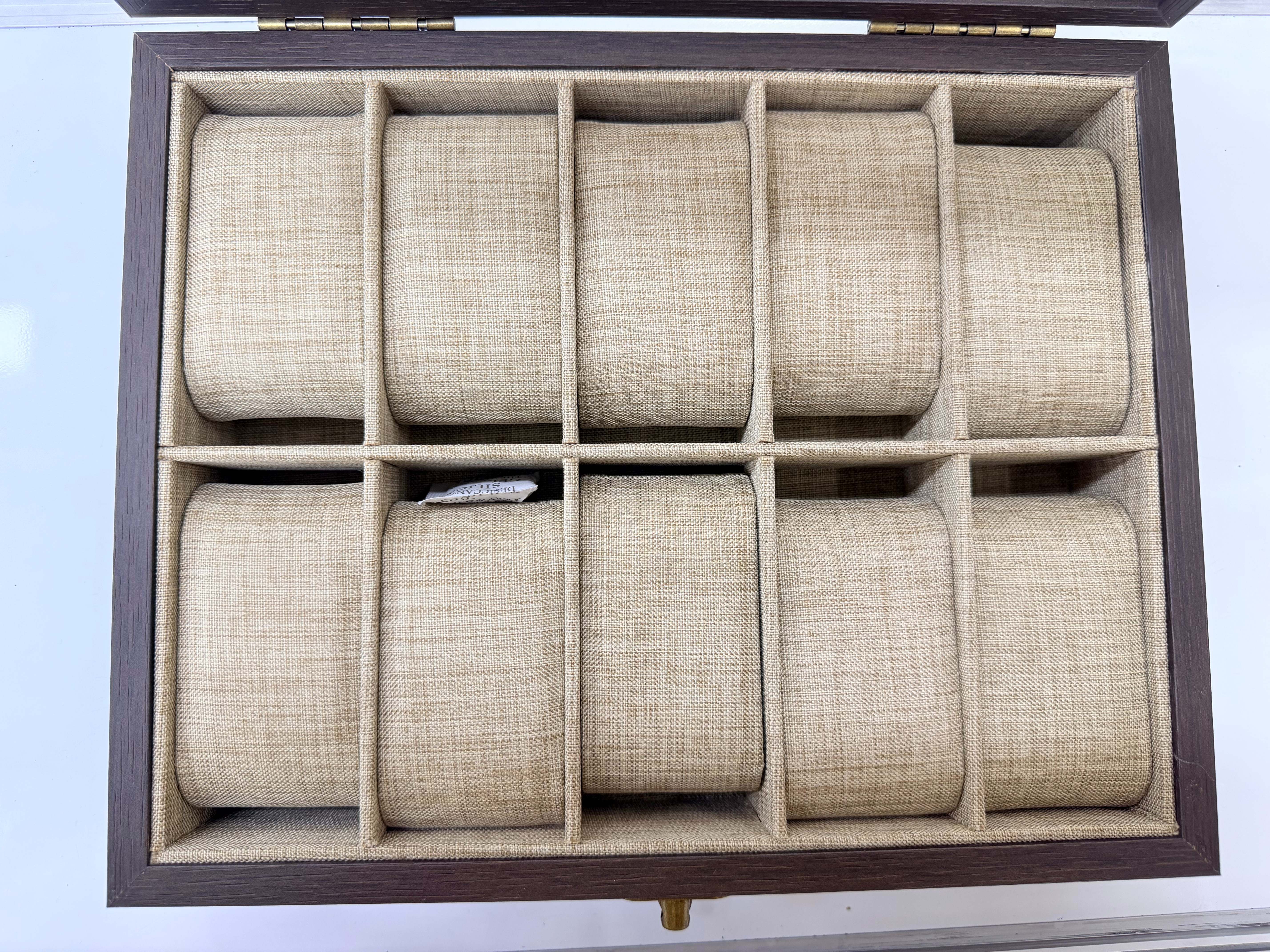 木质手表收纳盒男款礼盒装 高端商务送礼防尘保护盒