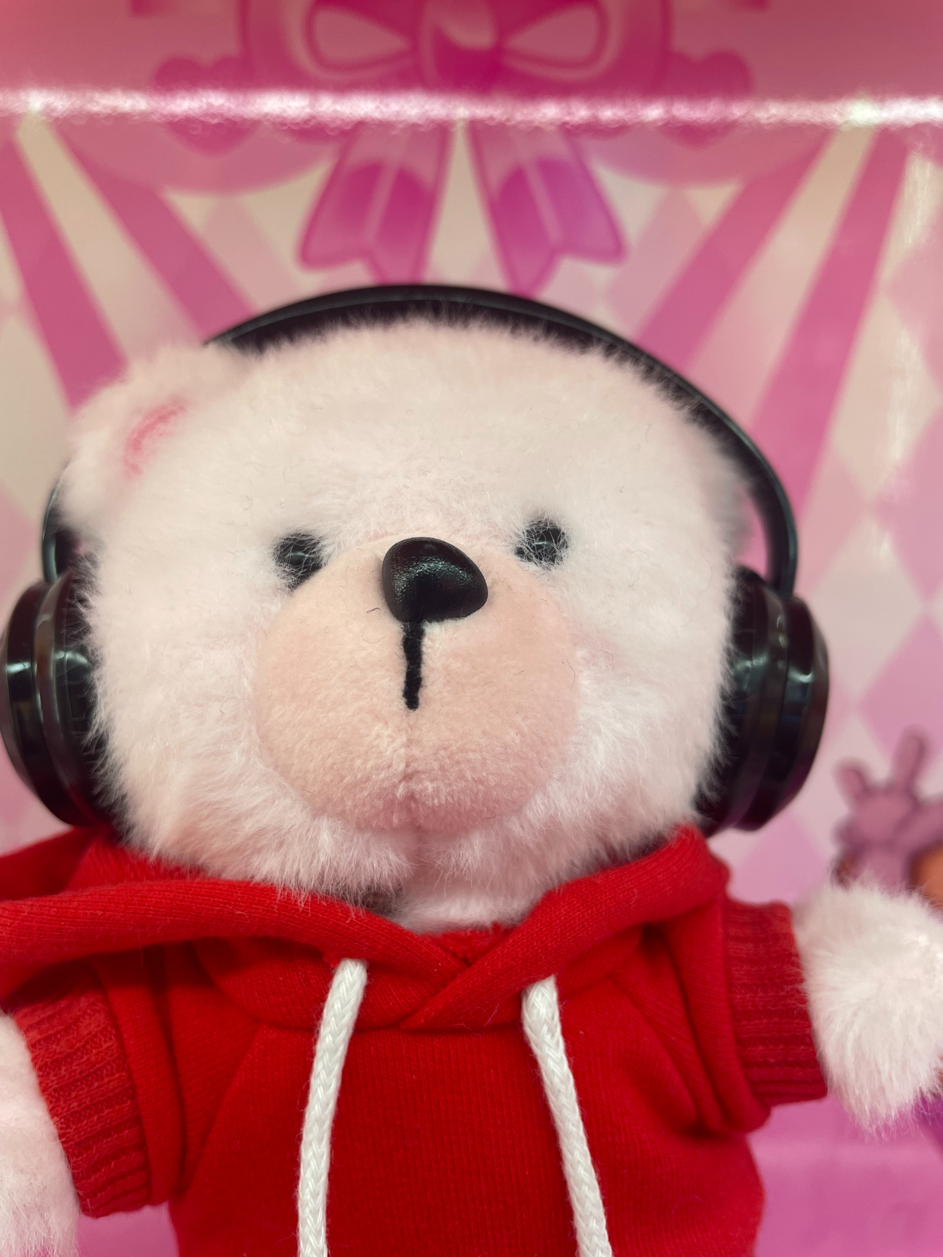 Teddy Ailan Plush Toy Bear Doll Plush Small Pendant 16 details Picture