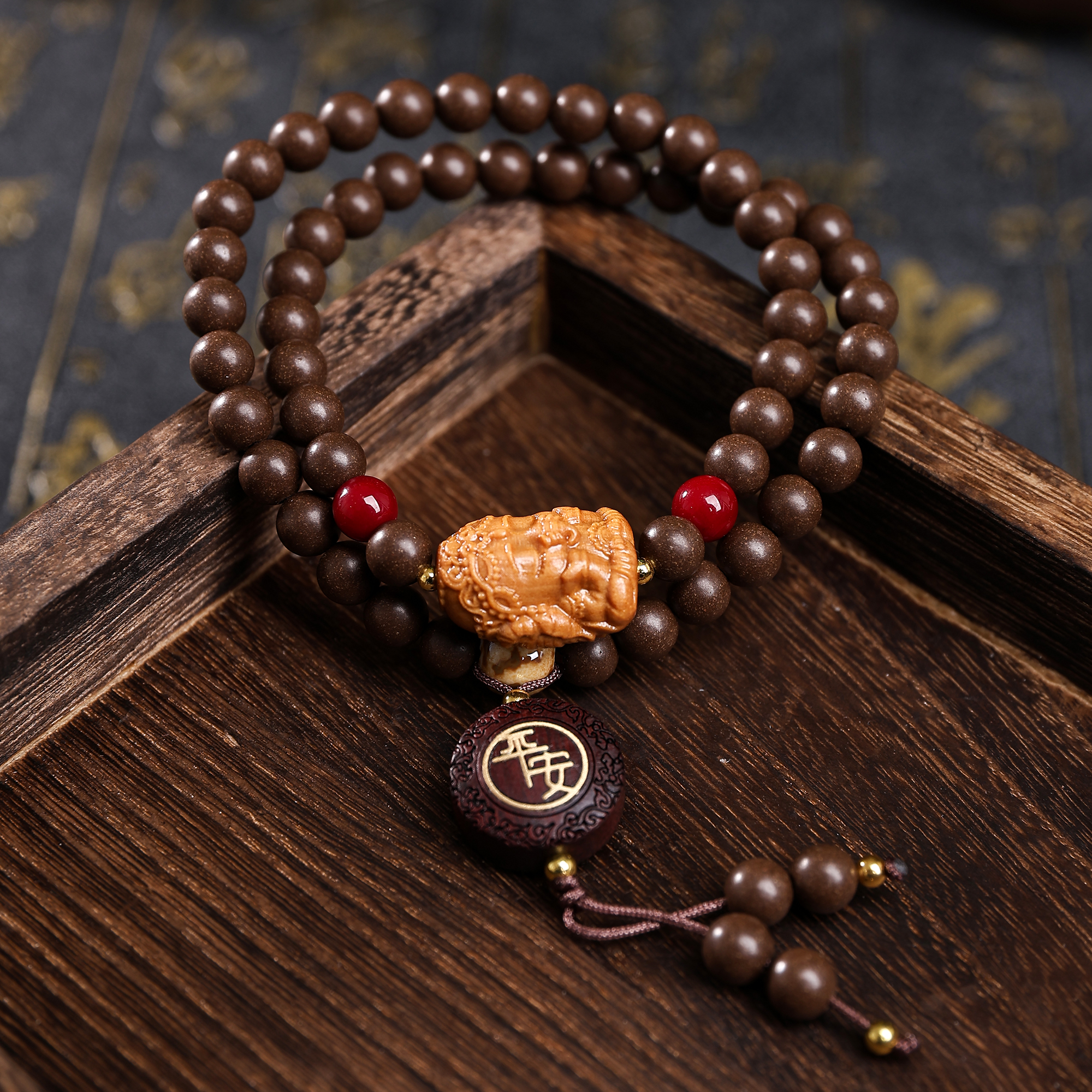 Double-ring dragon salivation bracelet details Picture
