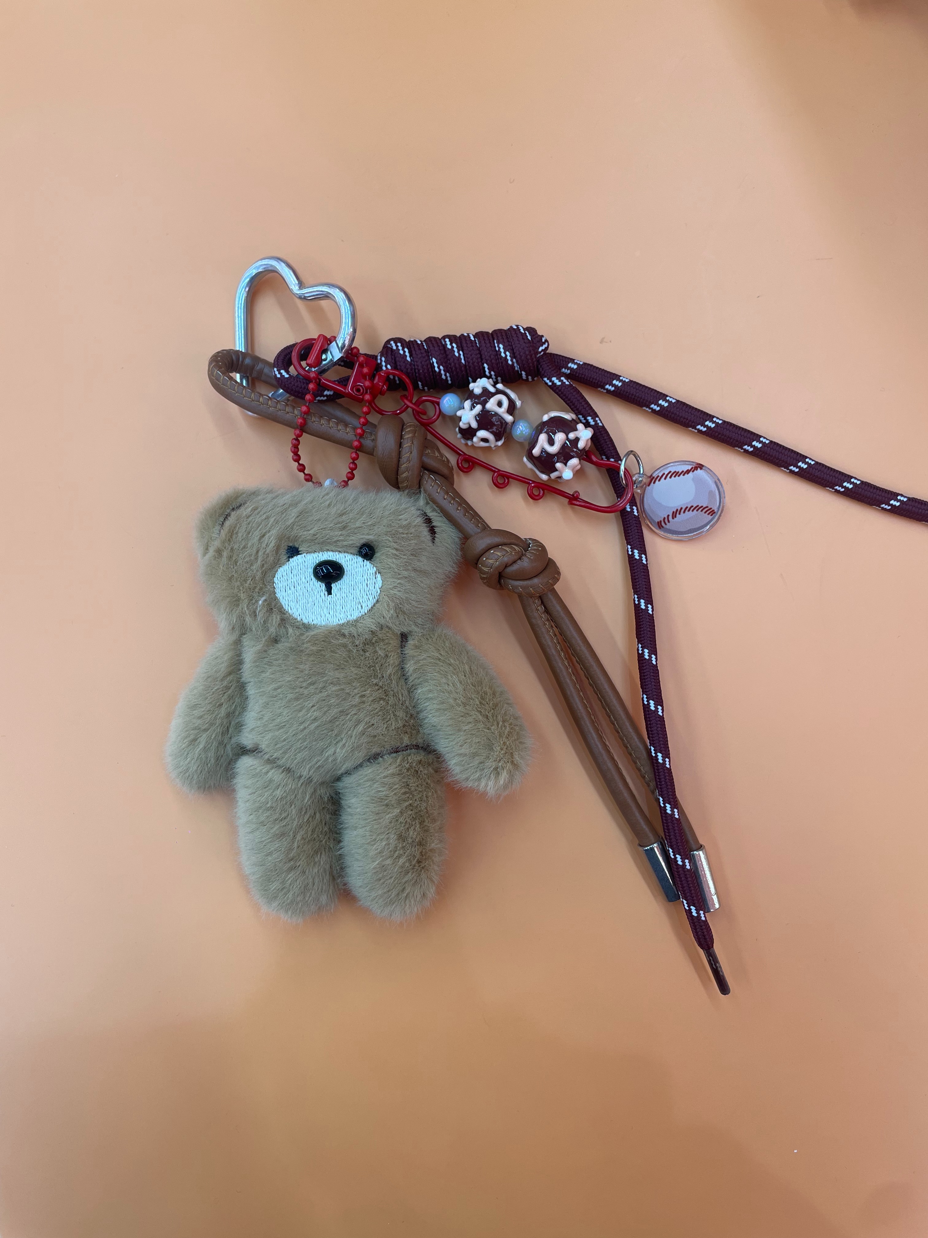 Teddy Ailan Plush Toy Bear Body Pendant 3 Item Picture