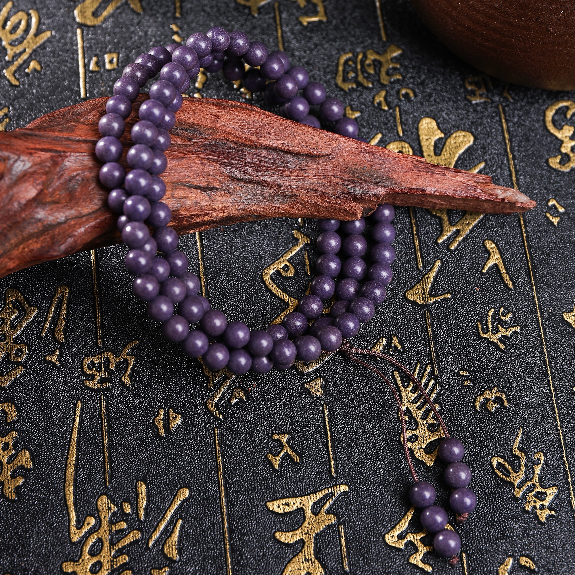 手串/合香珠/水晶手串/香珠文玩/文玩手串白底实物图