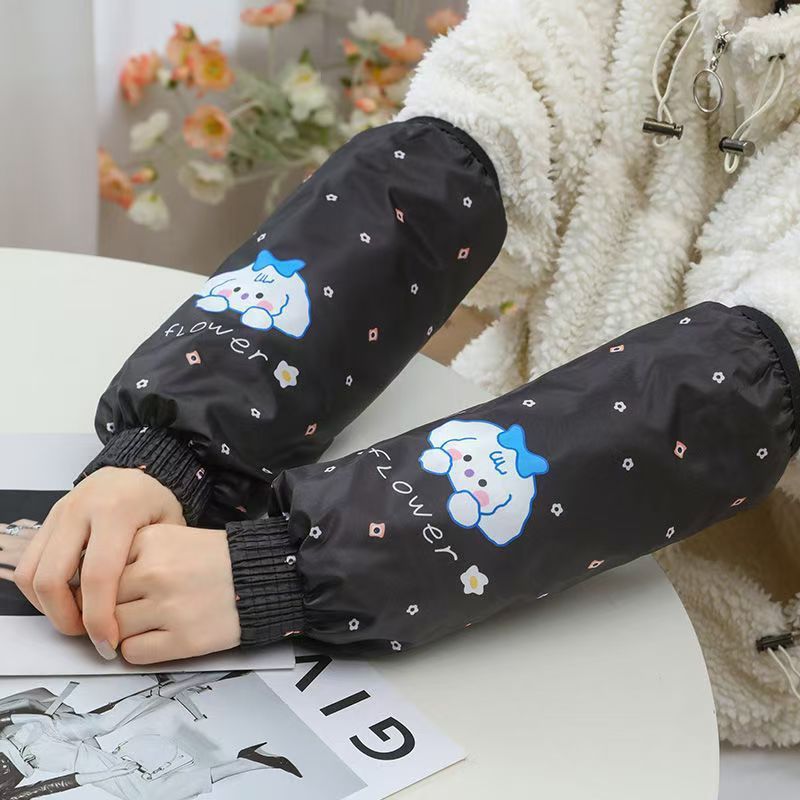 套袖防水防油厨房袖套男士工作透气防脏办公防污短袖耐磨袖头