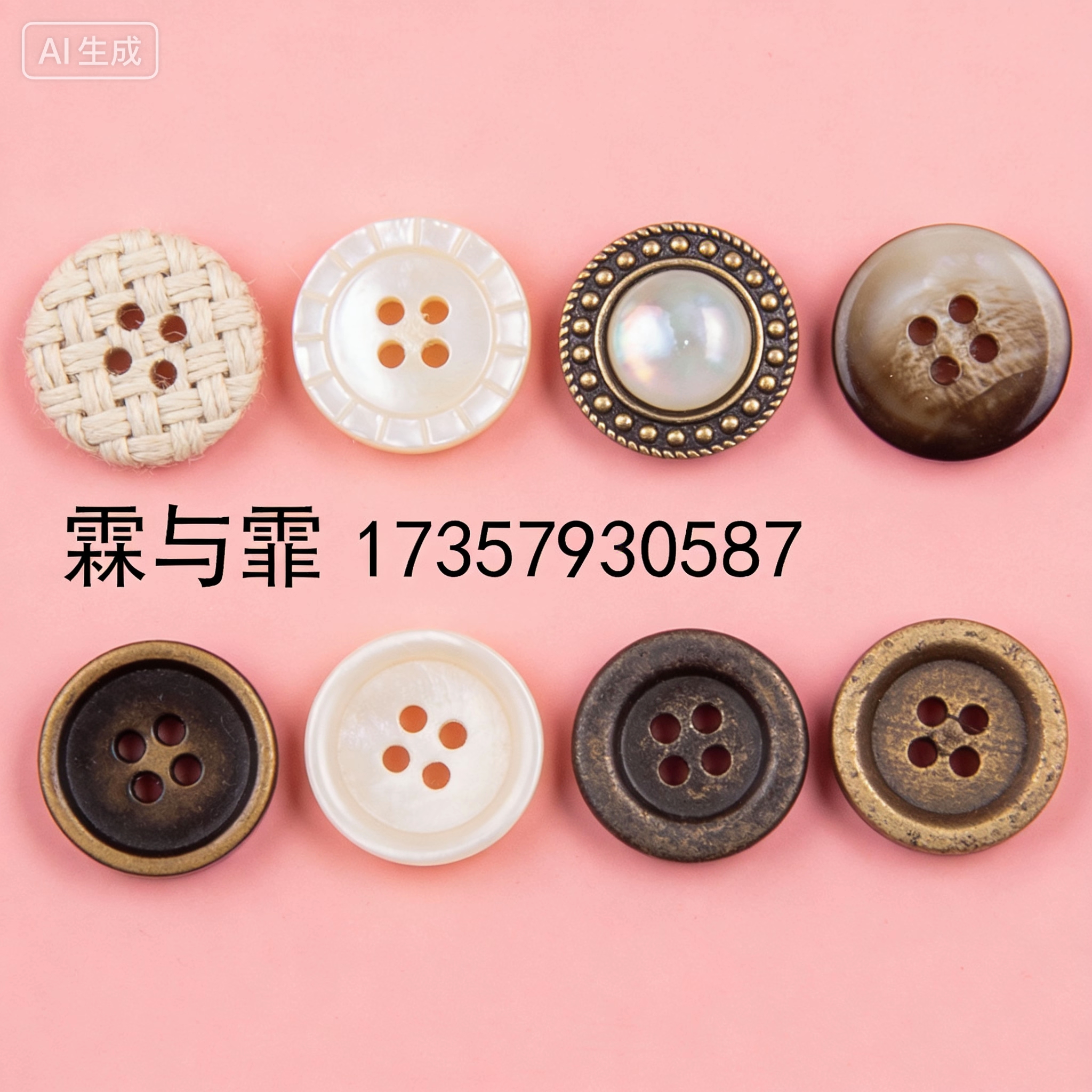 服饰配件定制实物图