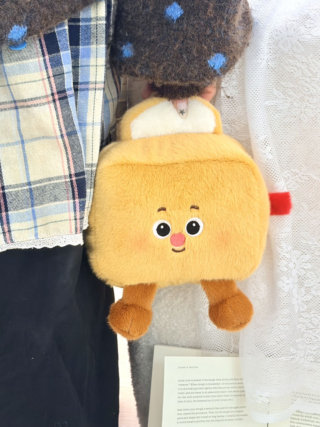 元气吐司，也太可爱了吧～圆滚滚的脸蛋 捏起来软fufu的超解压～玩具毛绒益智玩具