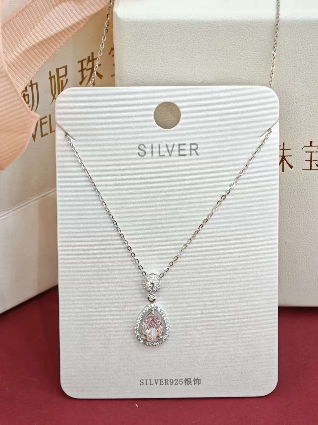 经典热卖纯银S925简约个性女性项链套链饰品厂家批发
