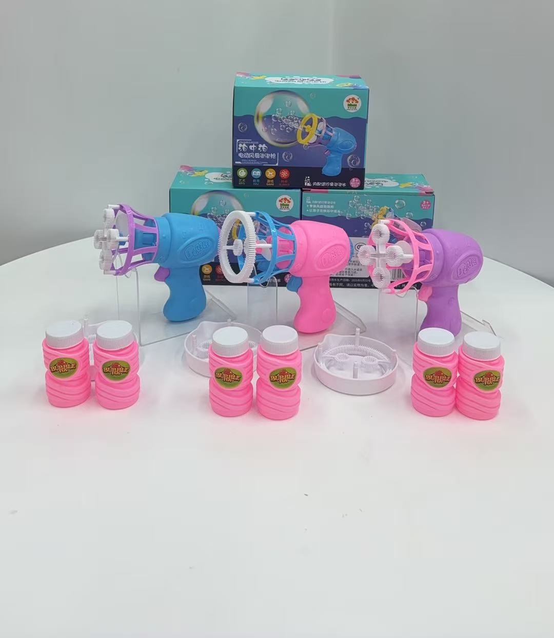 儿童电动泡泡枪泡泡机夏季卡通泡泡水泡泡机儿童款