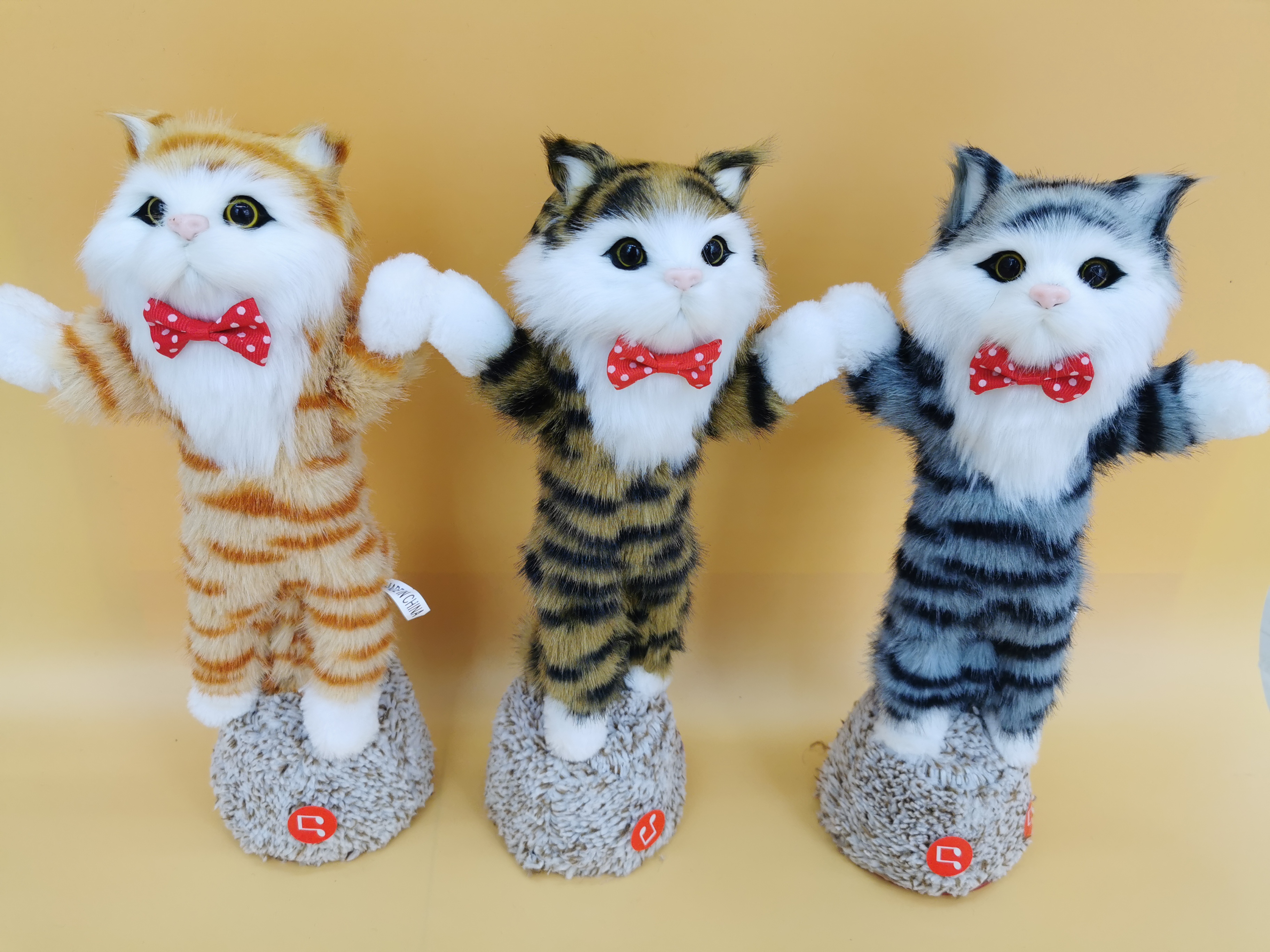 会走路会叫仿真小猫电动毛绒玩具儿童益智公仔送孩子节日生日礼物