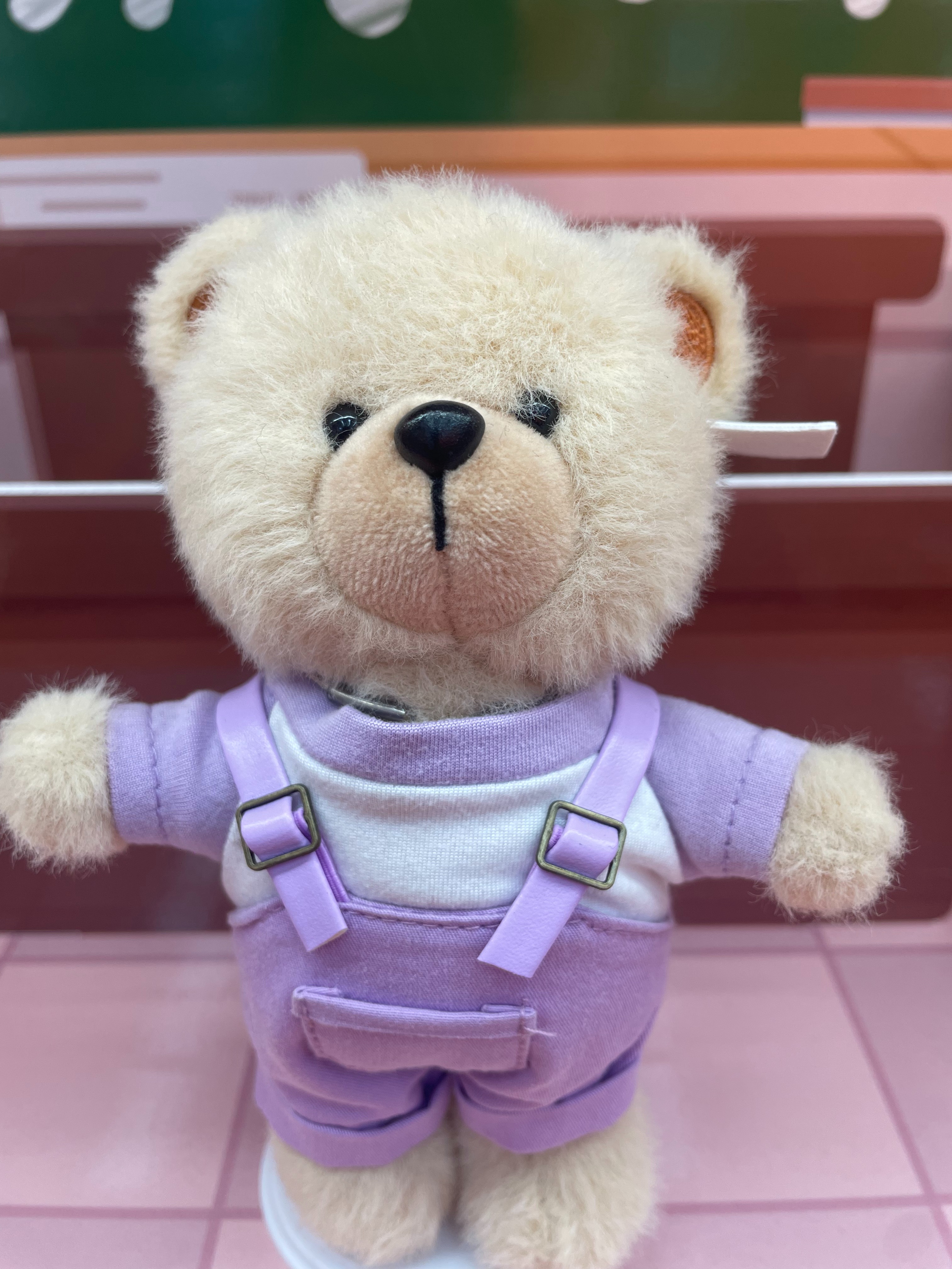 Teddy Ailan Plush Toy, Bear Doll, Plush Small Pendant 4 details Picture