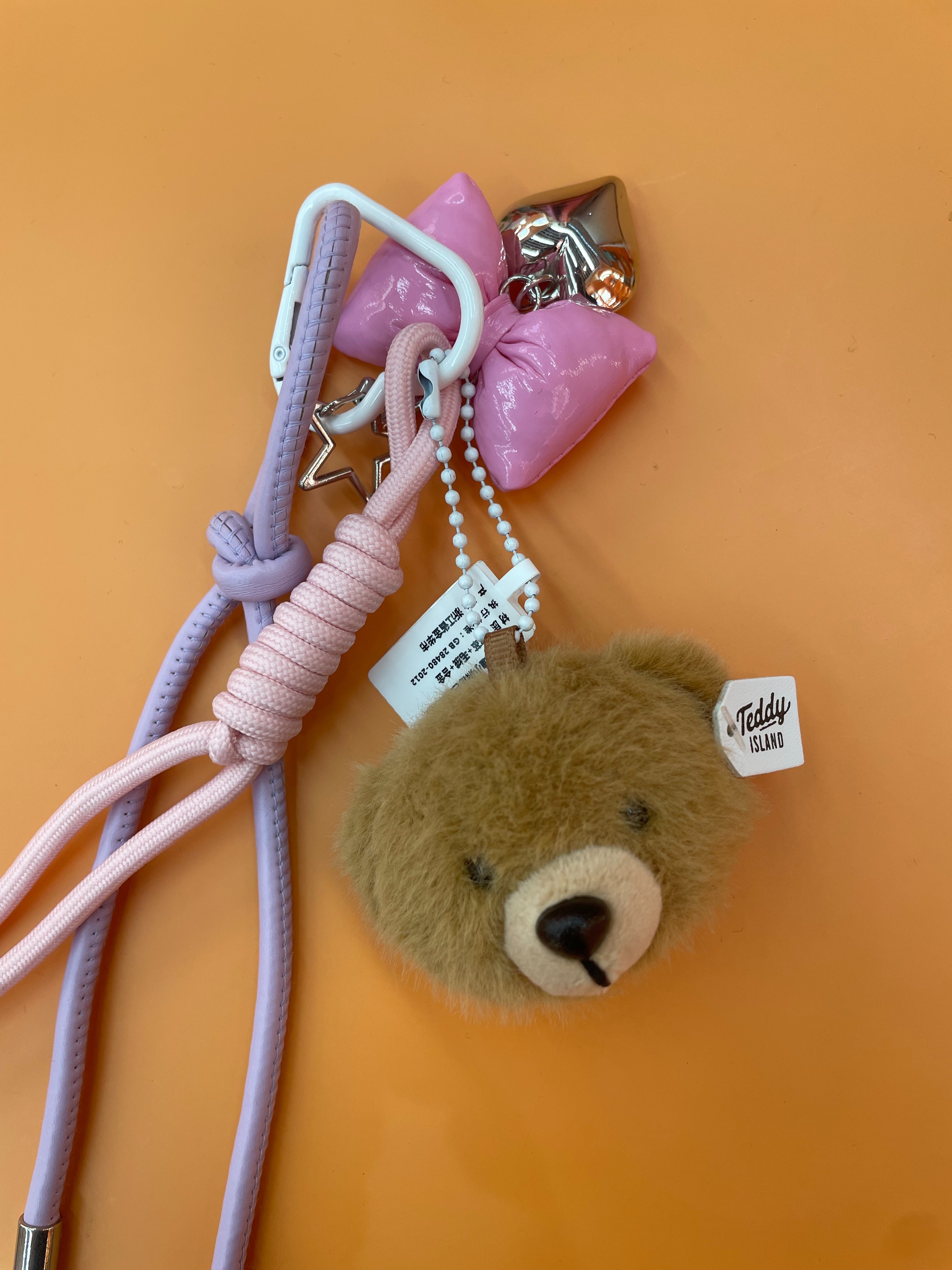 Teddy Ailan Plush Toy Bear Head Pendant 1 Application Scenario