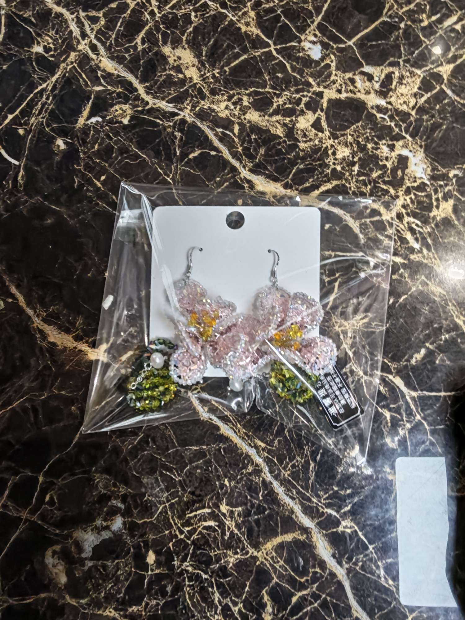 时尚饰品玉兰花耳环耳挂发饰手工首饰饰品耳环耳挂细节图