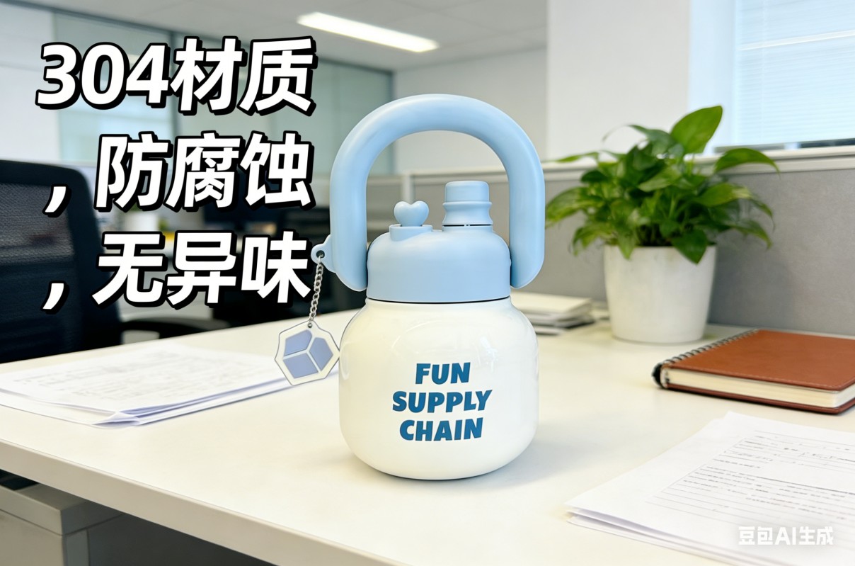 高颜值304不锈钢拎拎壶学生大容量双饮吸管杯彩色马卡龙色水壶户外便携大肚保温杯多巴胺色保冷水壶304不锈钢水壶运动水壶详情1