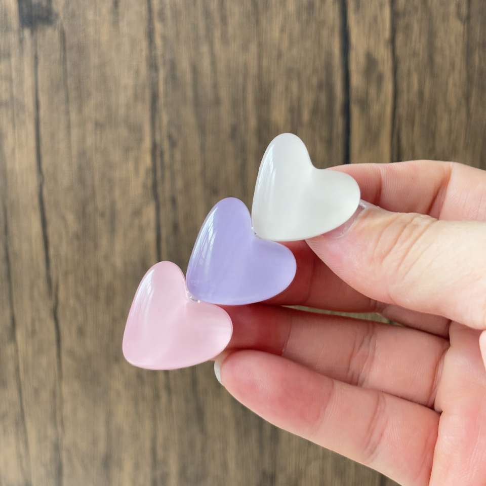 甜美爱心发夹前额碎发刘海夹少女心公主发卡可爱鸭嘴夹发饰女