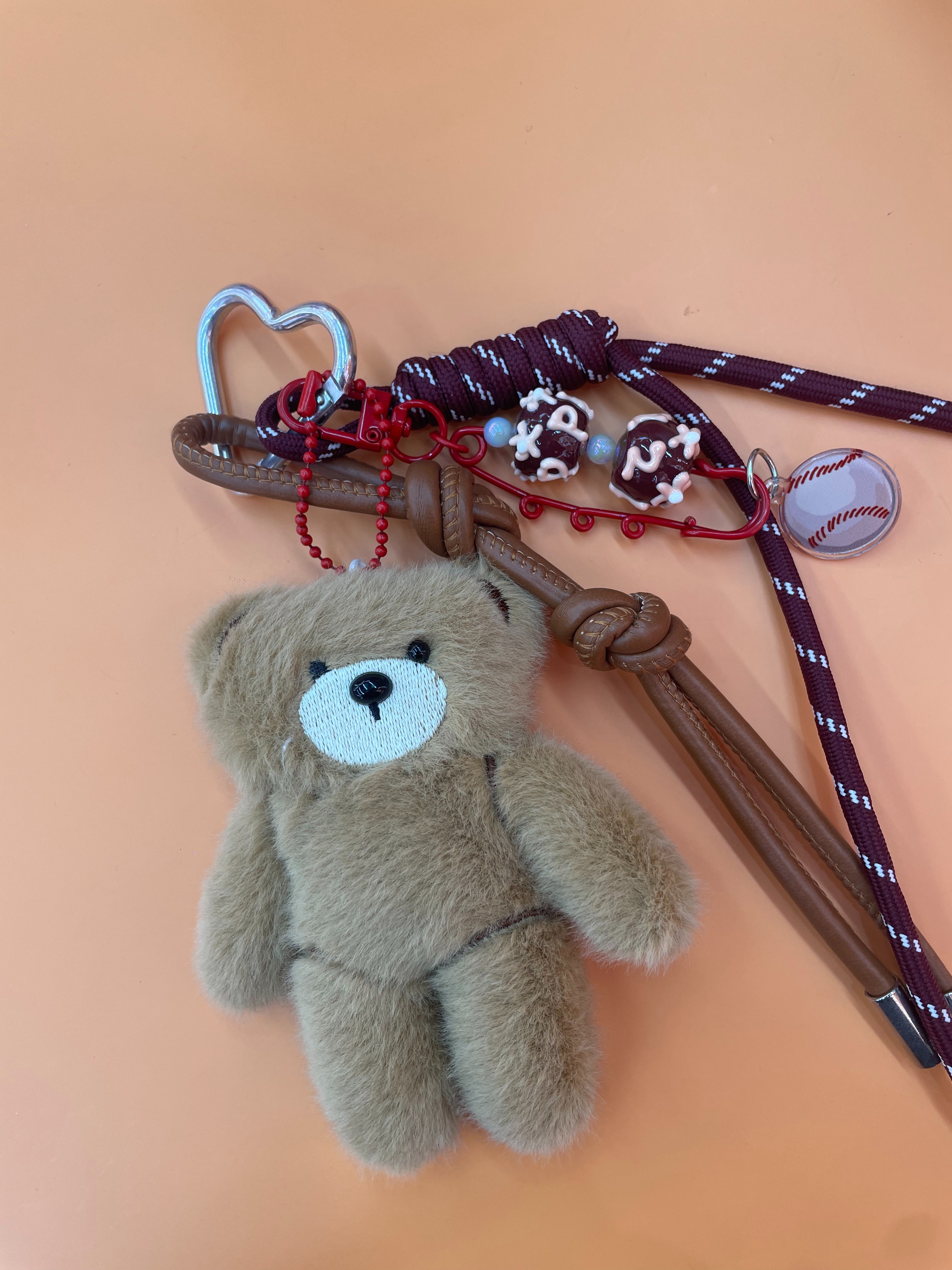 Teddy Ailan Plush Toy Bear Body Pendant 3 Application Scenario