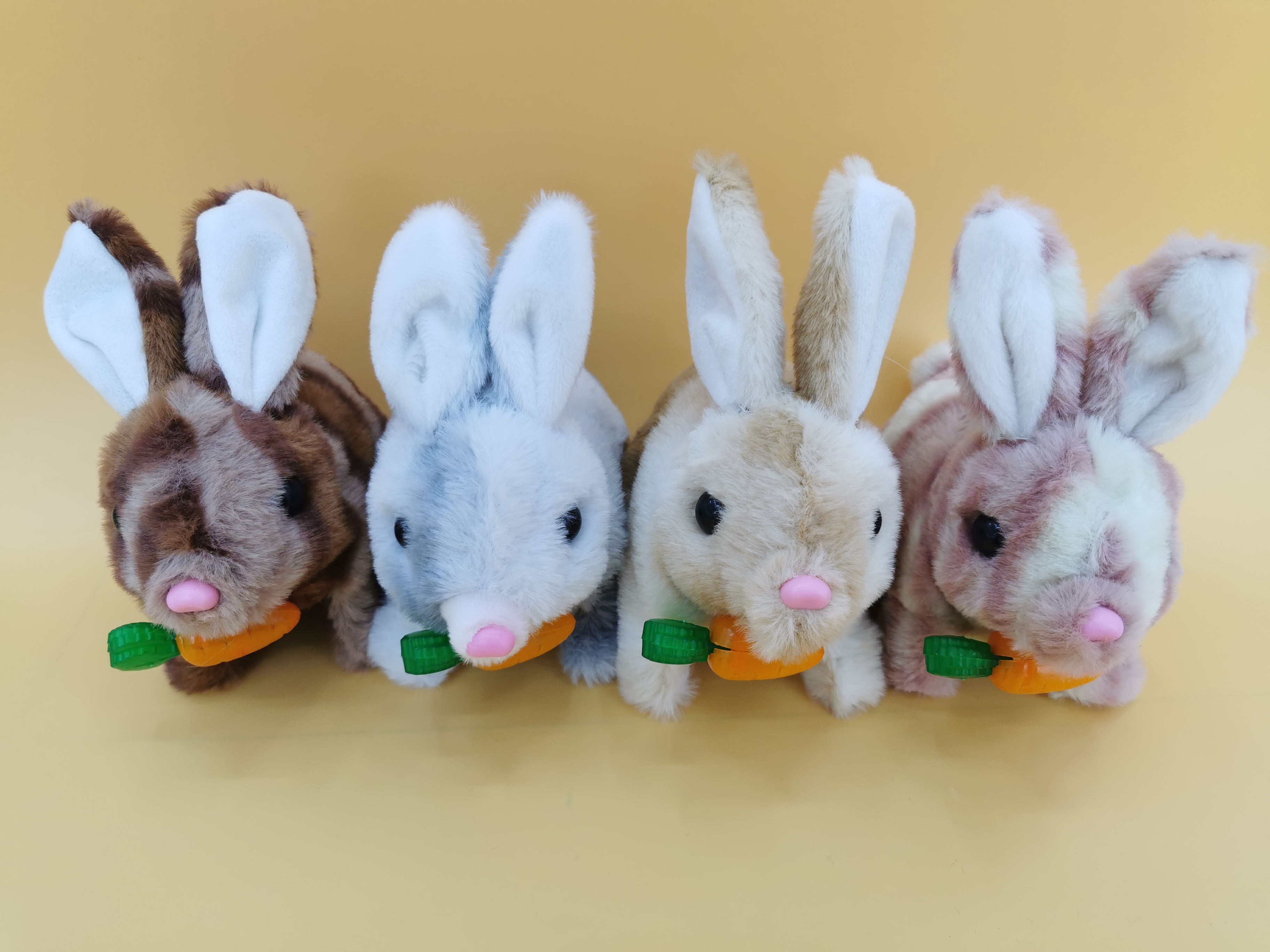 Cute electric walking and sound-making little rabbit plush toy, children's companion doll, baby soothing toy, gift ornament. 144705036