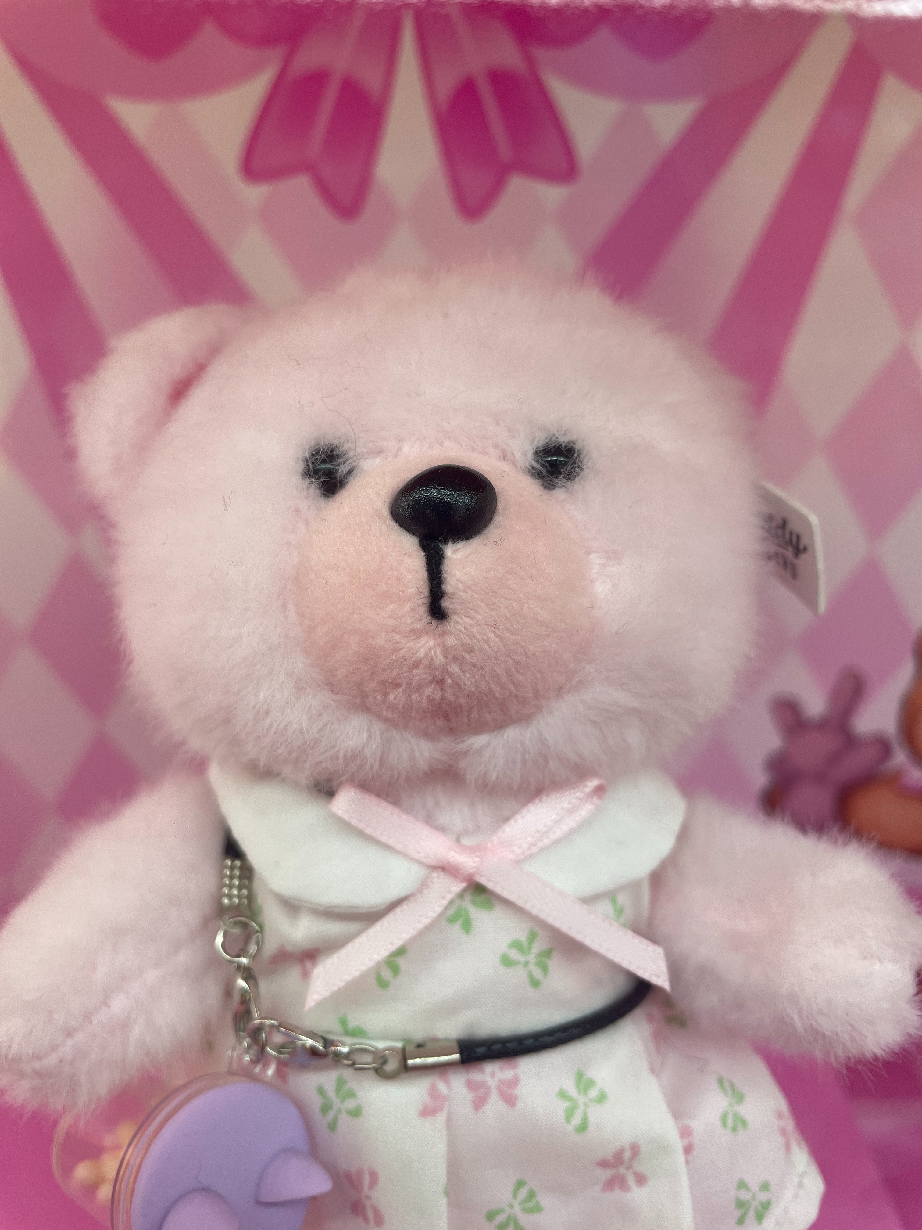 Teddy Ailan Plush Toy, Bear Doll, Plush Small Pendant 15 Specification drawing