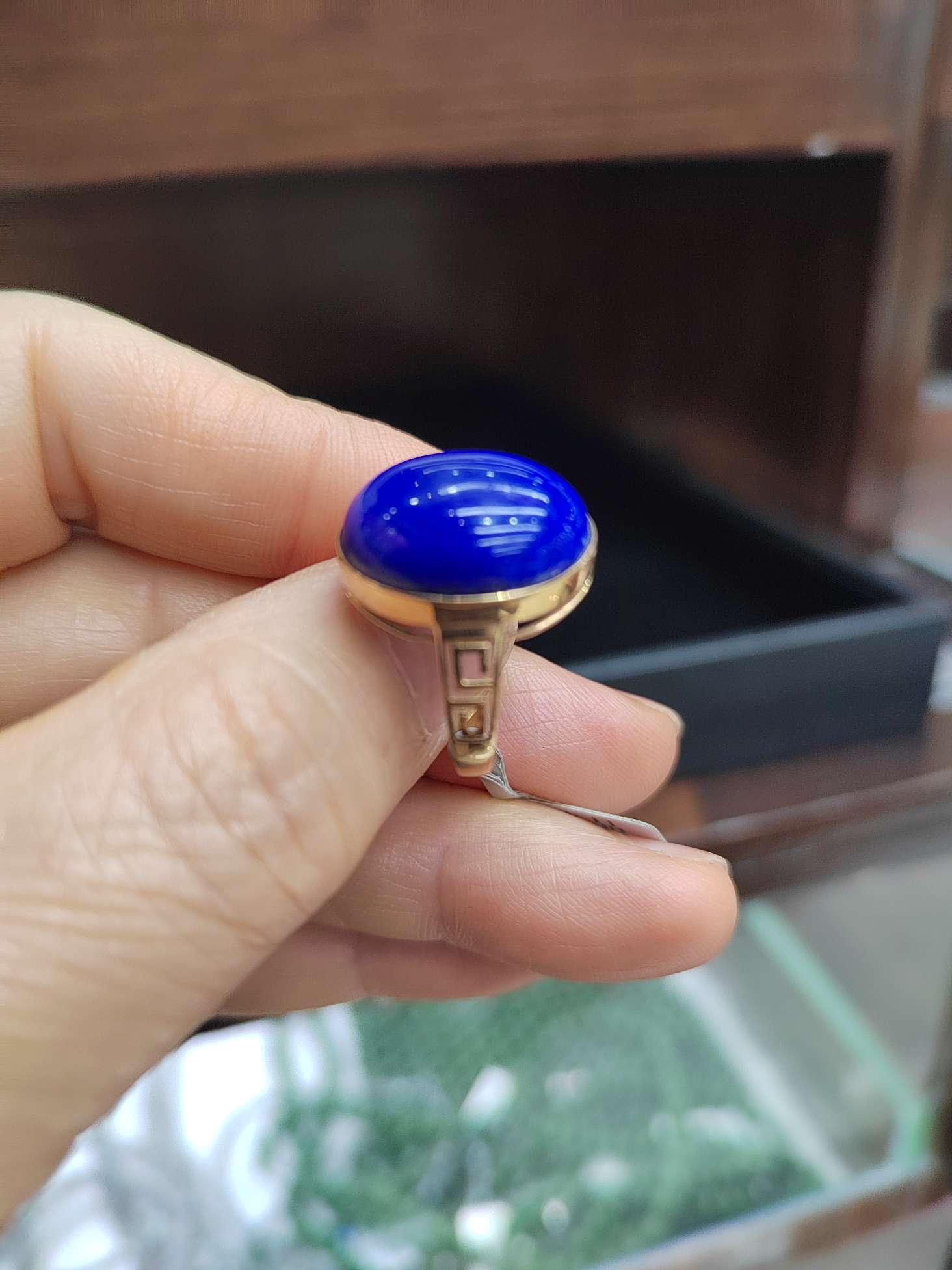 翡翠+18K青金石