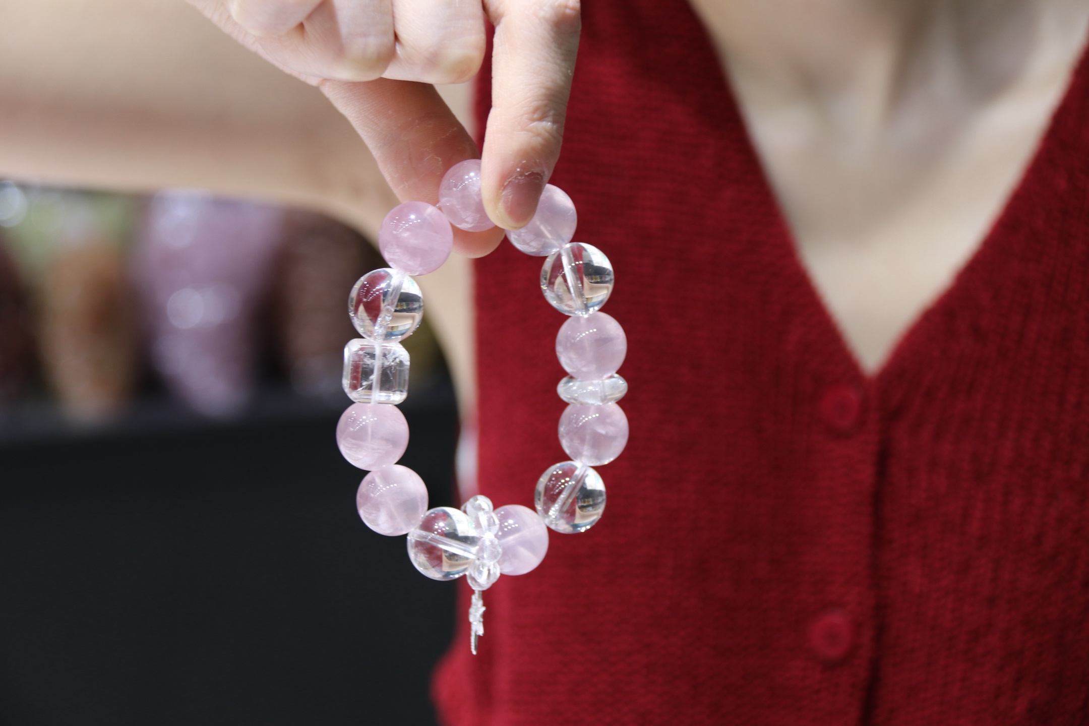 【 Ya Jin Pei Jewelry 】15mm rose crystal, with its gentle and inclusive power, is brimming with multiple treasure elements details Picture