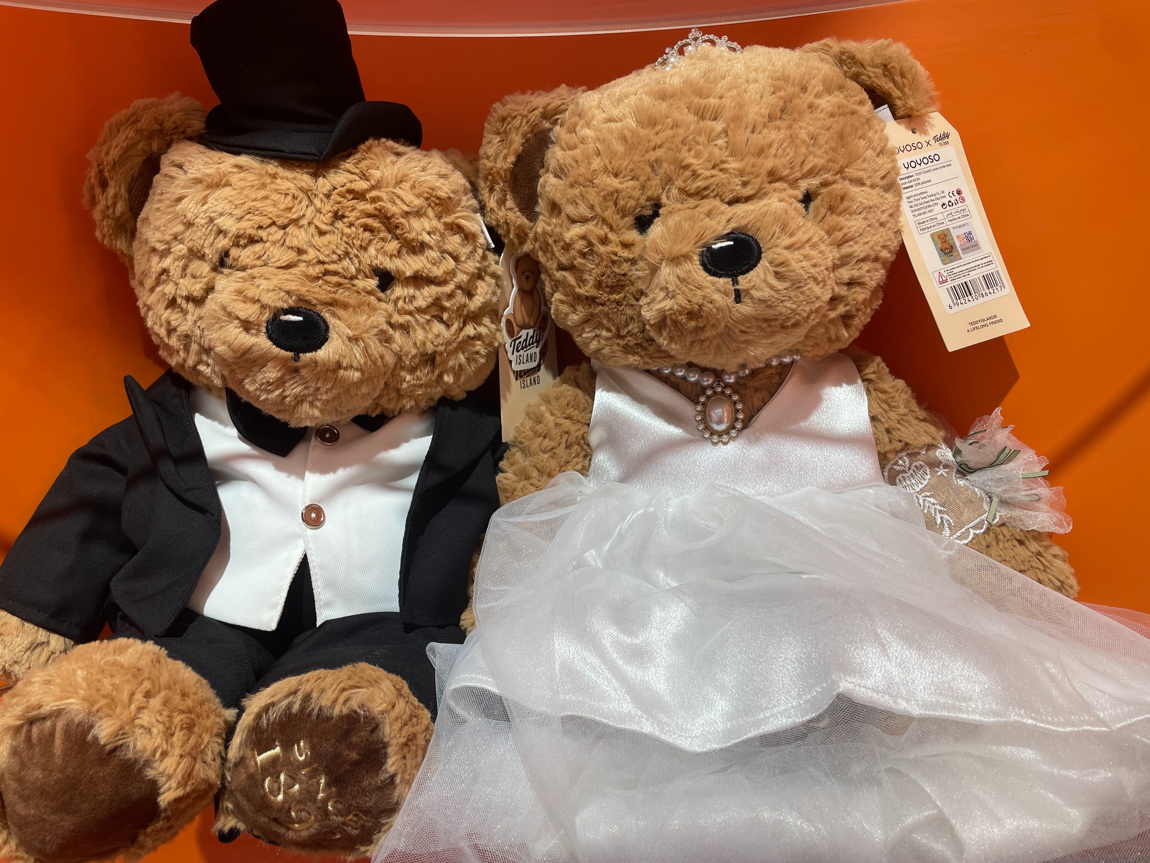 Teddy Ailan Plush Toys, Bear Dolls, Doll Toys, Plush Toys, Plush Bride And Groom details Picture