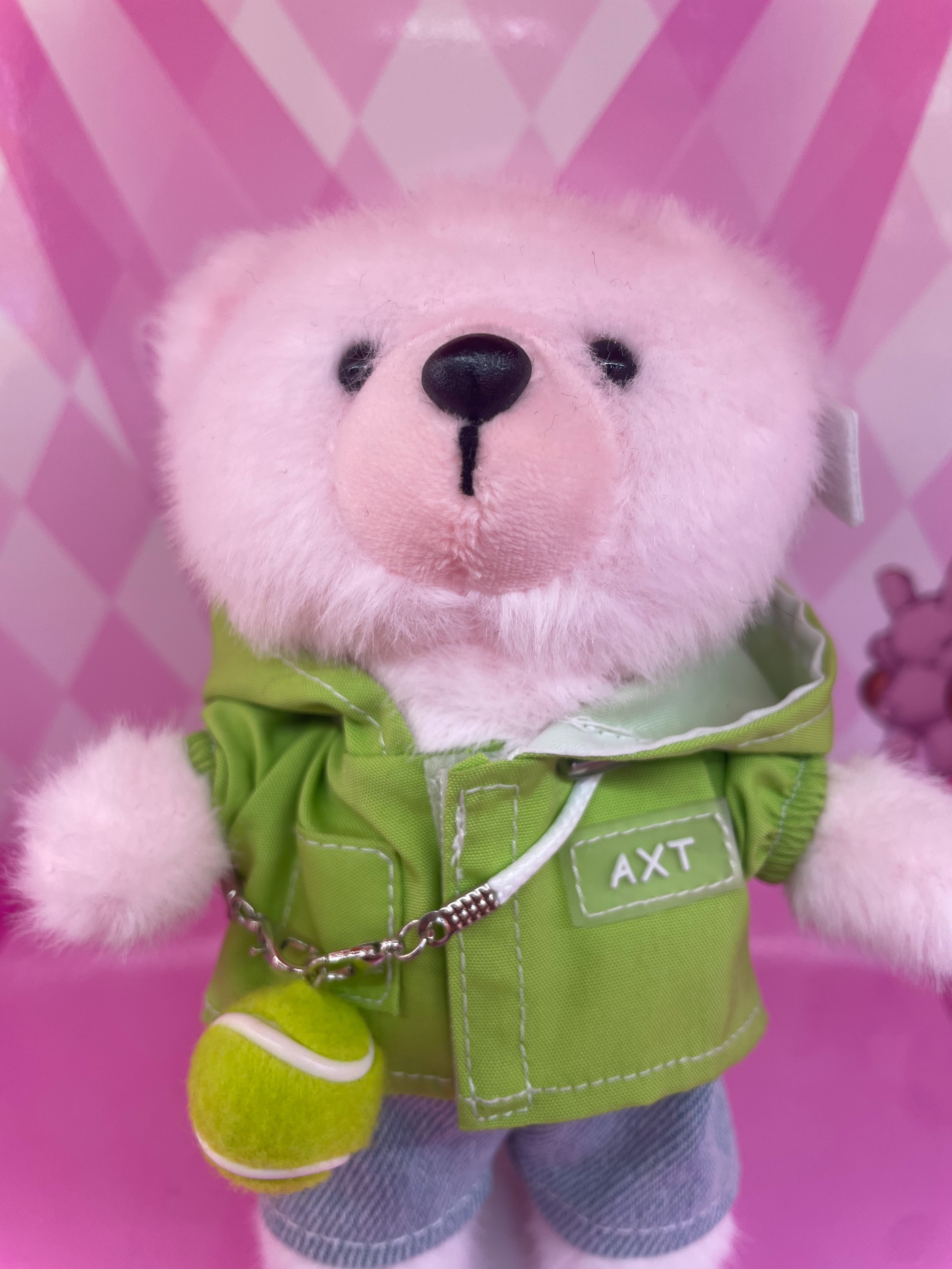 Teddy Ailan Plush Toy Bear Doll Plush Small Pendant 14 details Picture