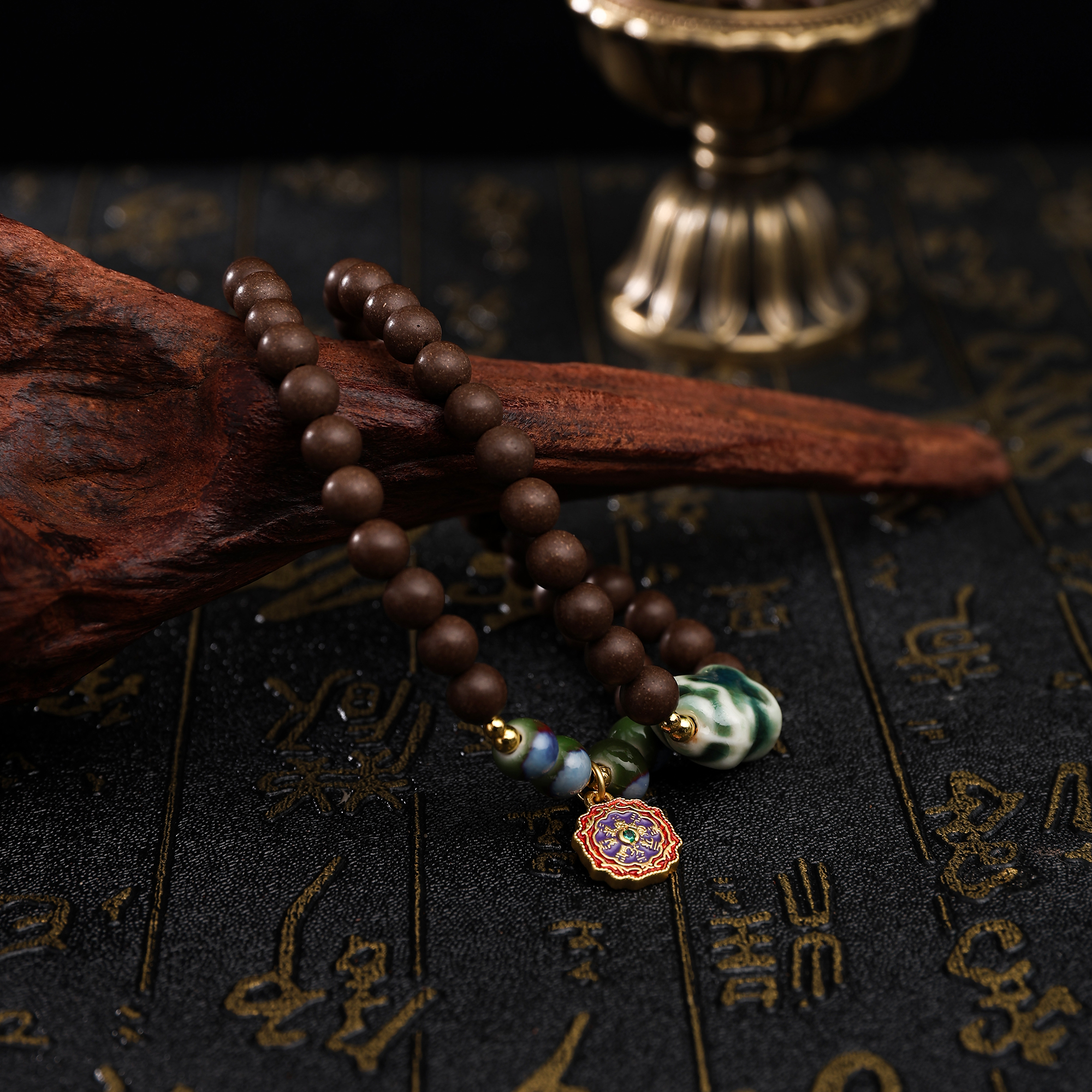 手串/合香珠/水晶手串/香珠文玩/文玩手串产品图