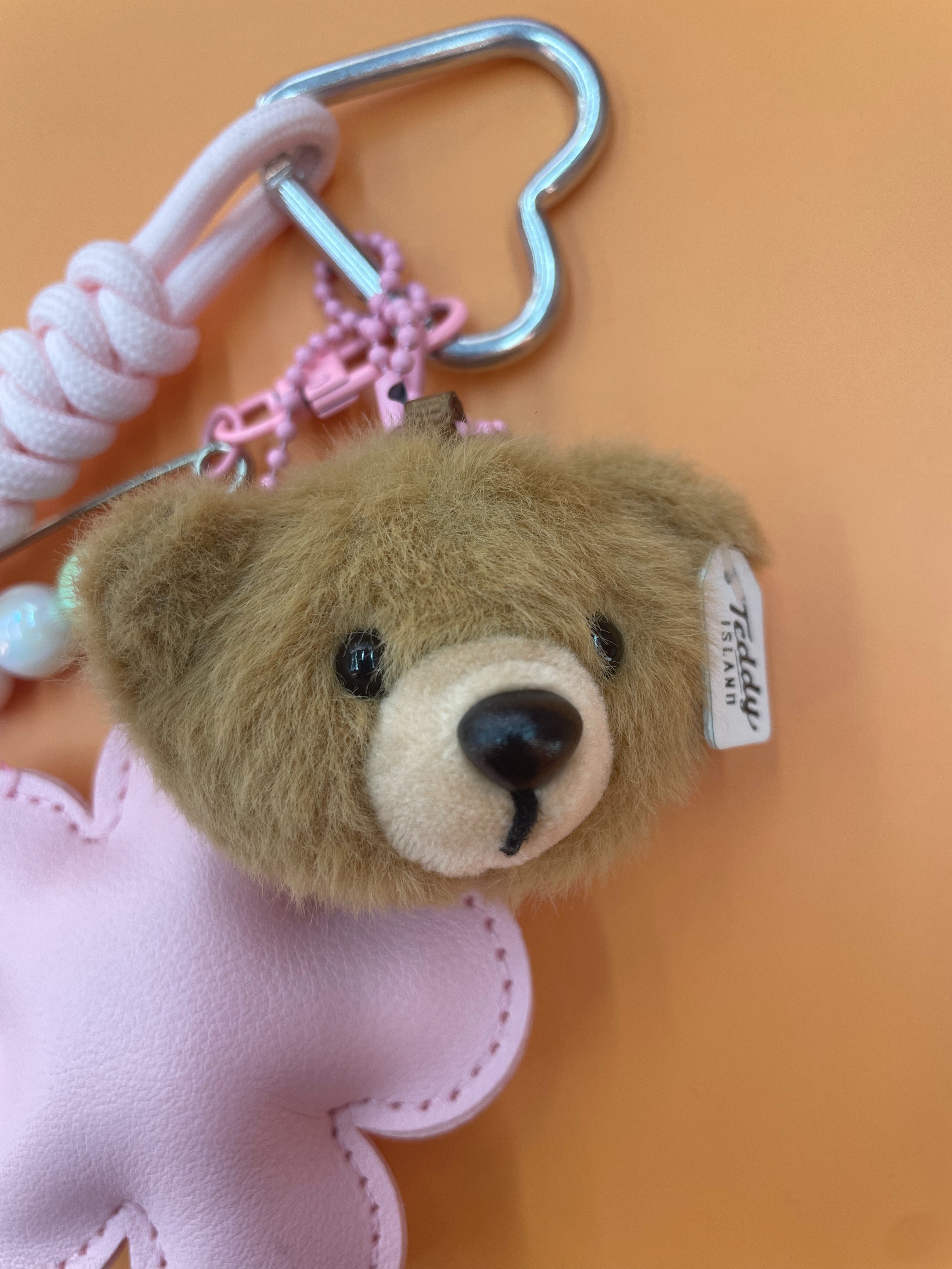 Teddy Ailan Plush Toy Bear Head Pendant 4 Specification image