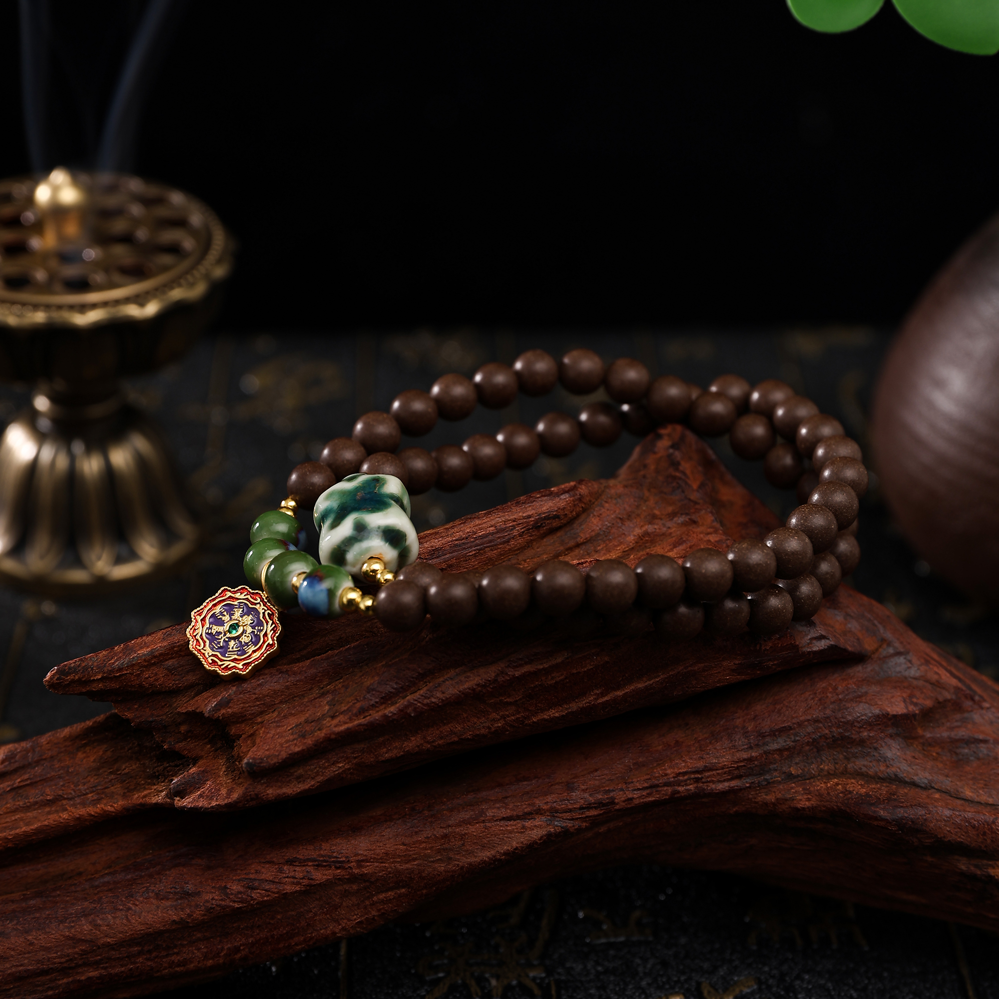 手串/合香珠/水晶手串/香珠文玩/文玩手串细节图