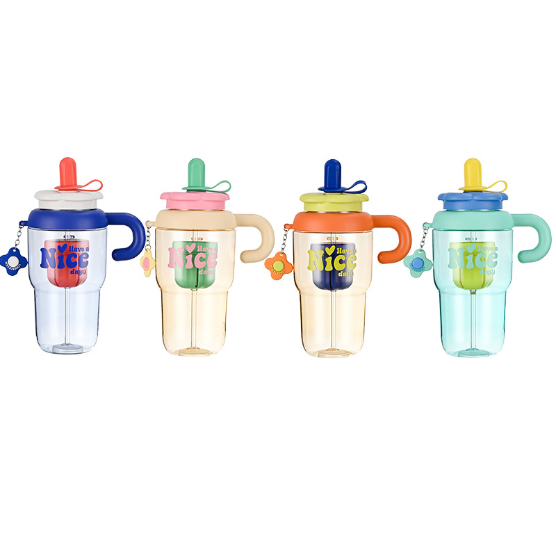 Z37-H856 High appearance level large-capacity ice cup, high-temperature resistant portable straw cup for boys and girls, student giant Item Picture