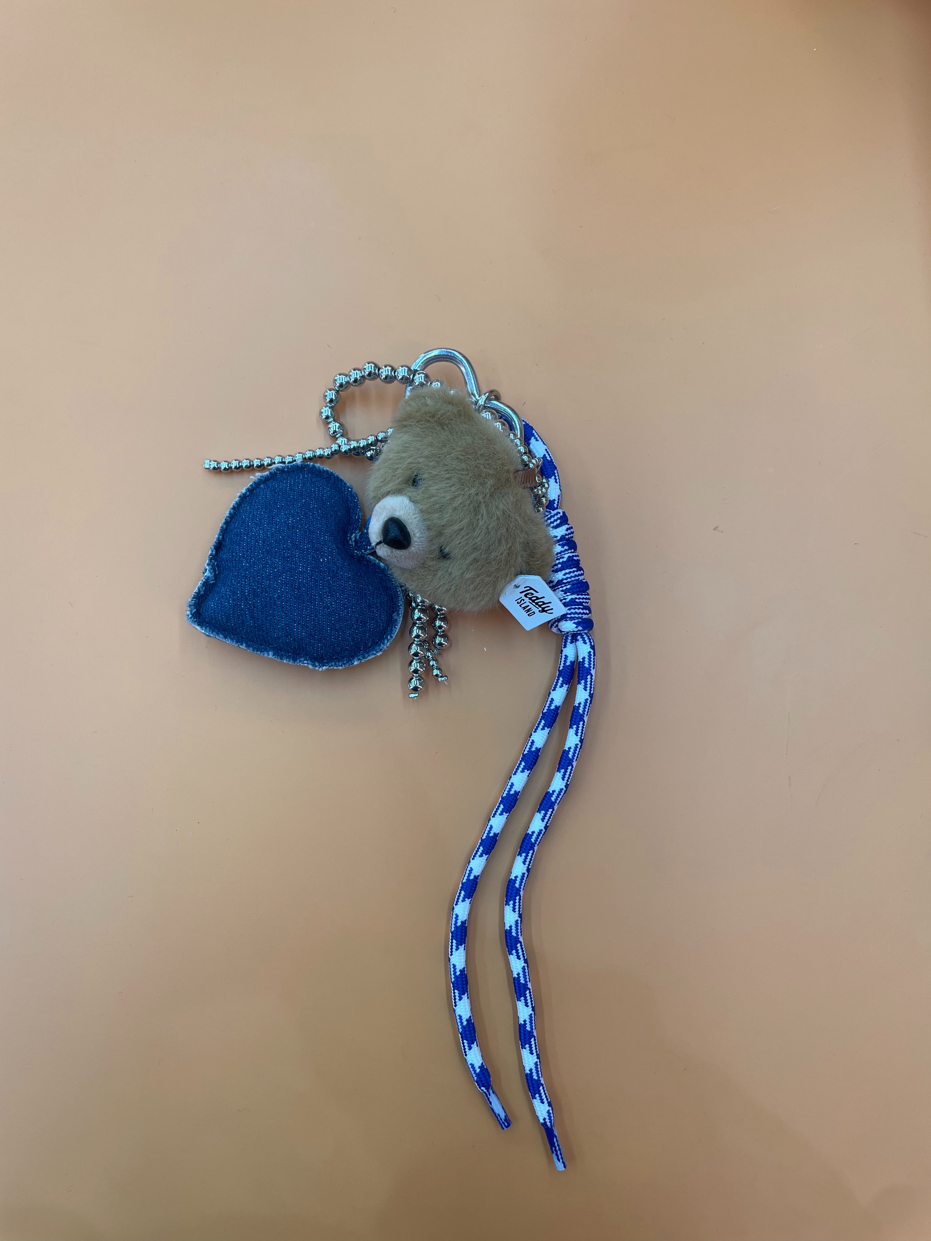 Teddy Ailan Plush Toy Bear Head Pendant 5 Item Picture