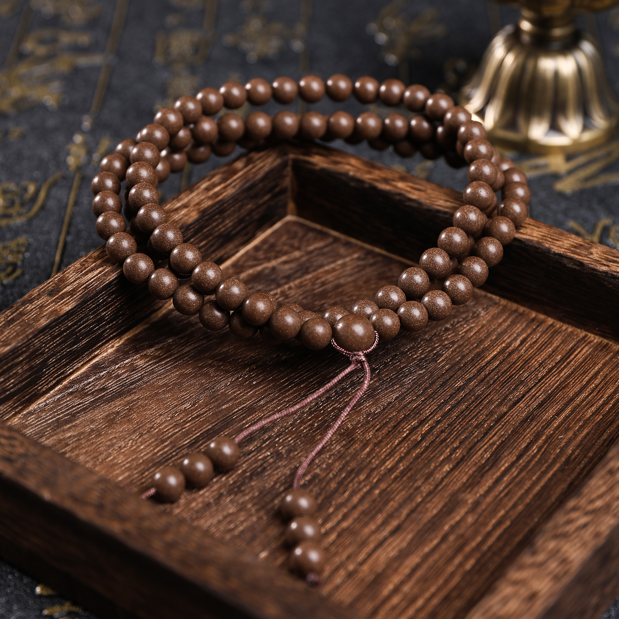 手串/合香珠/水晶手串/香珠文玩/文玩手串白底实物图