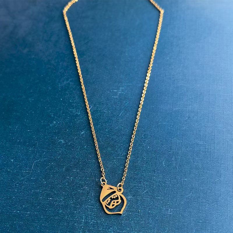 跨境外贸钛钢不锈钢圣诞节圣诞老人DIY饰品配件手链吊坠项链节日详情图7