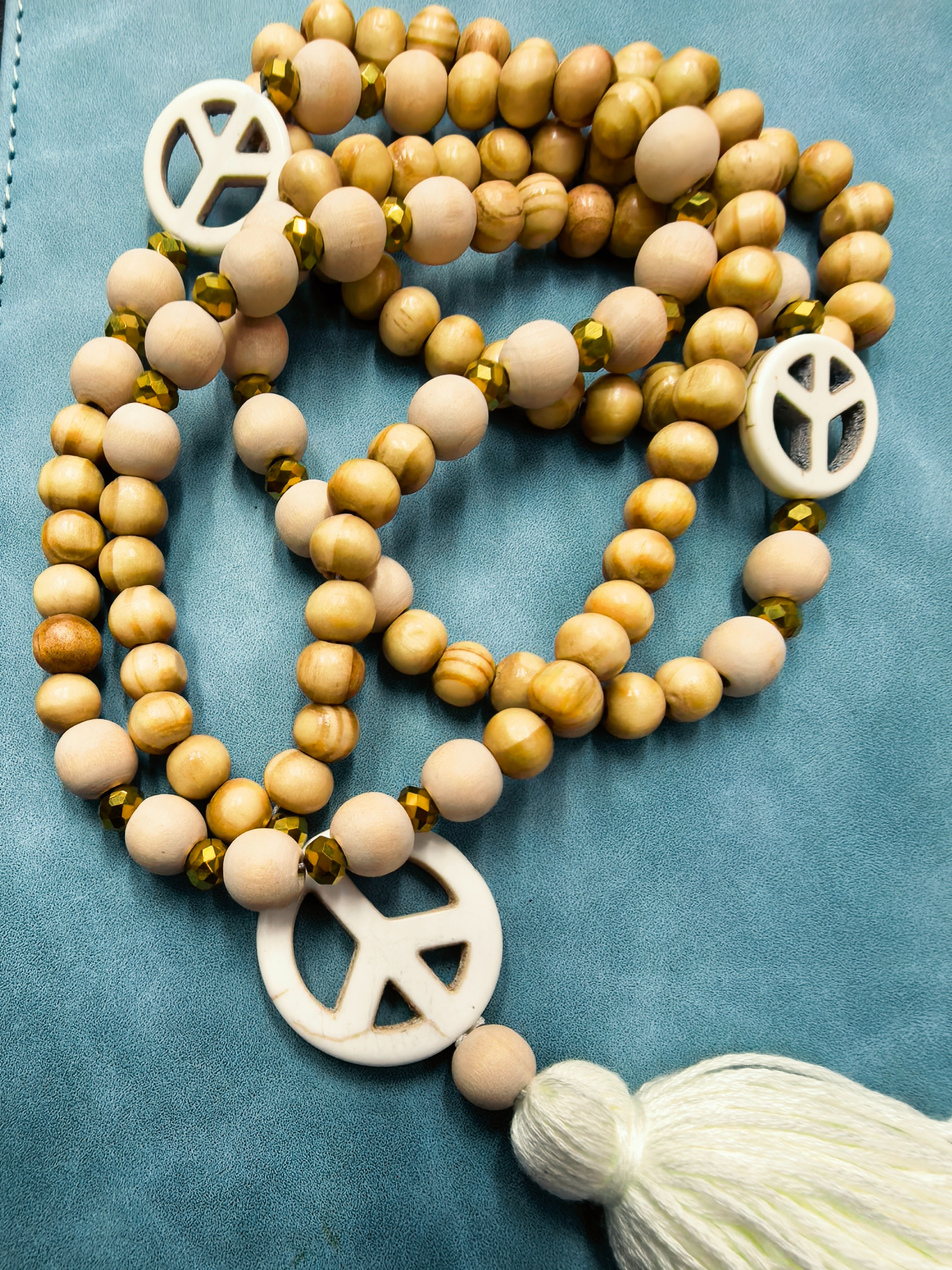 木珠项链珠子配件玛瑙水晶散珠仿古琉璃珠批发