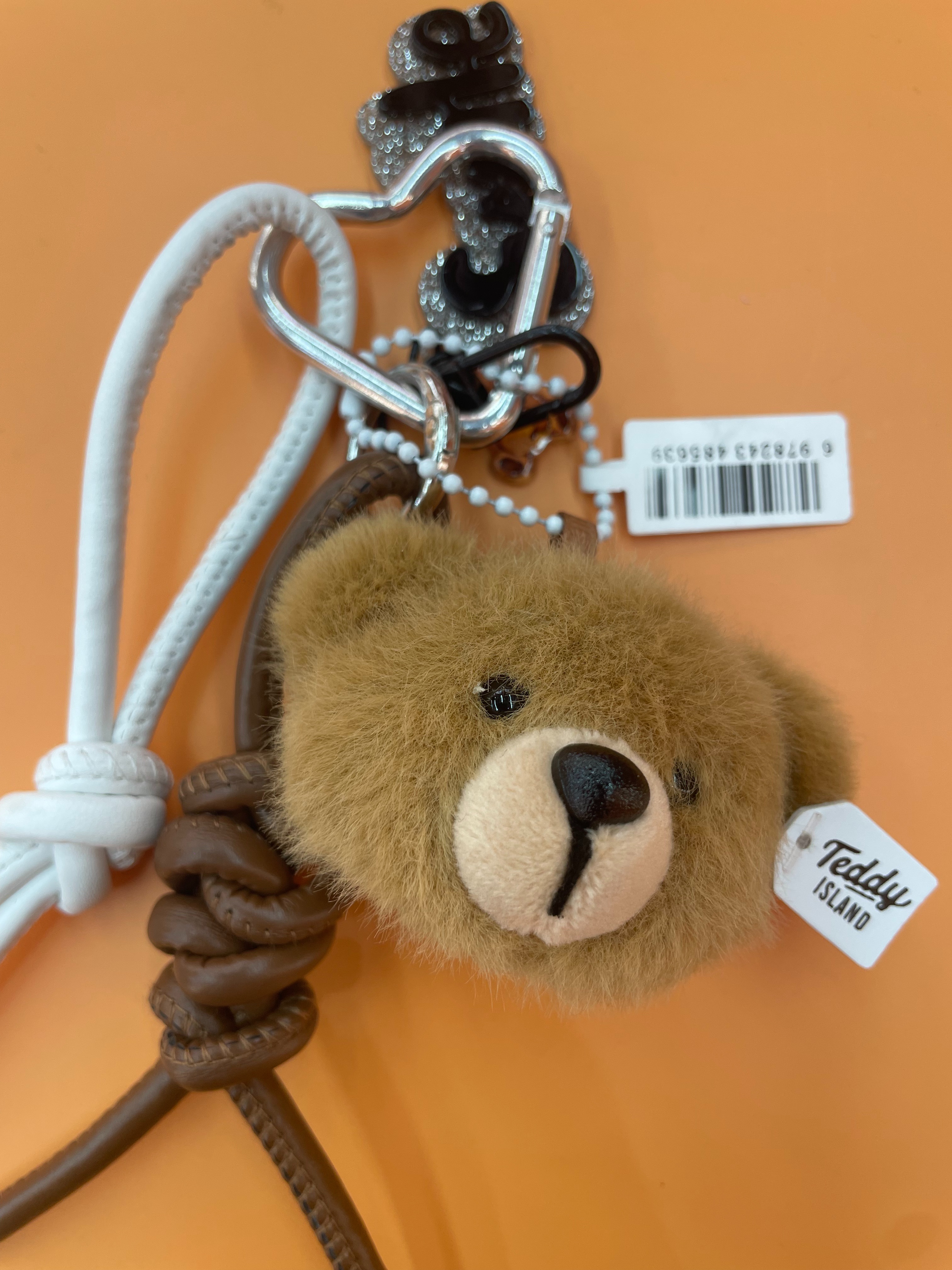 Teddy Ailan Plush Toy Bear Head Pendant 7 Specification image